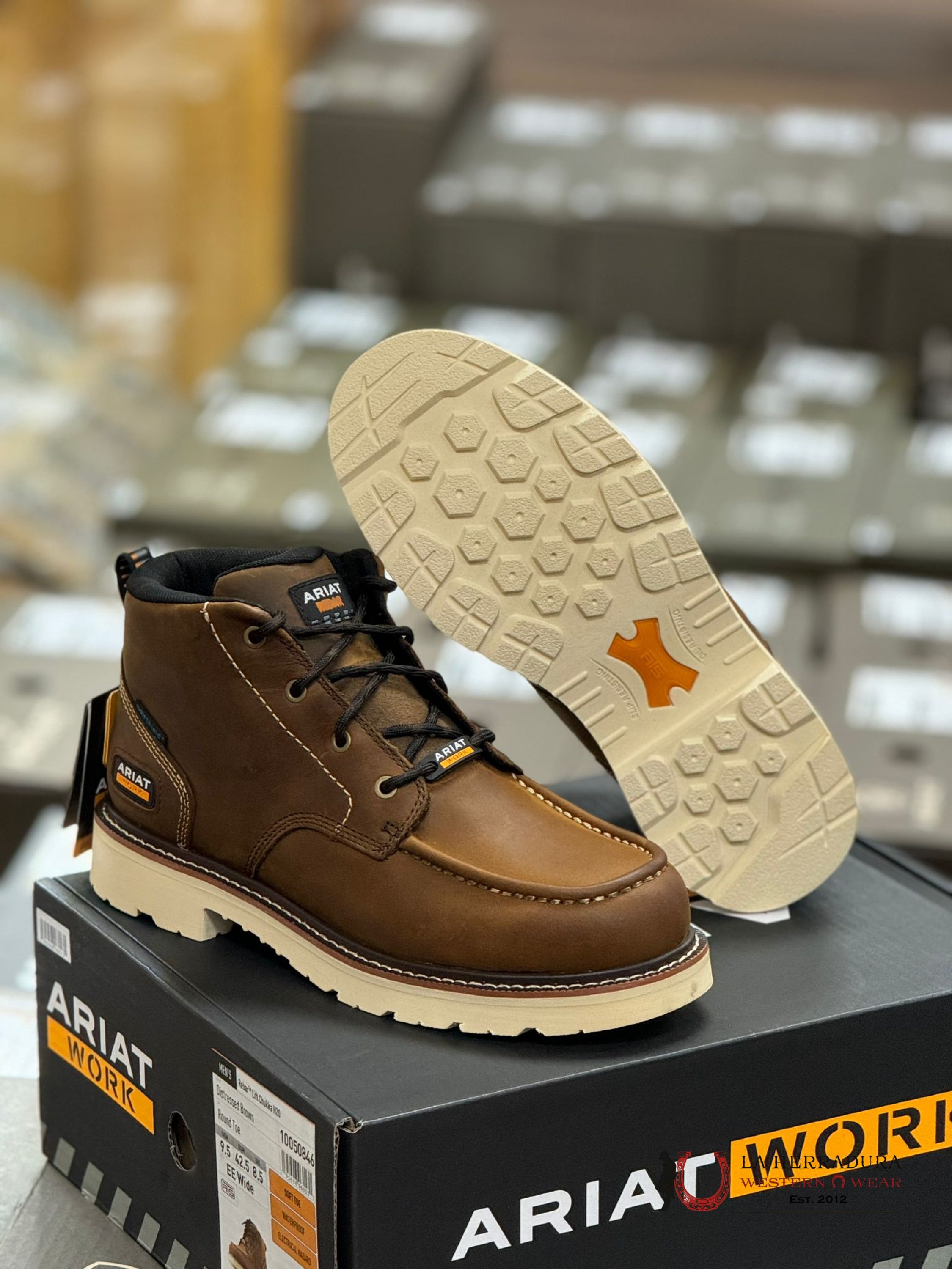 Ariat Rebar Work Distressed Brown