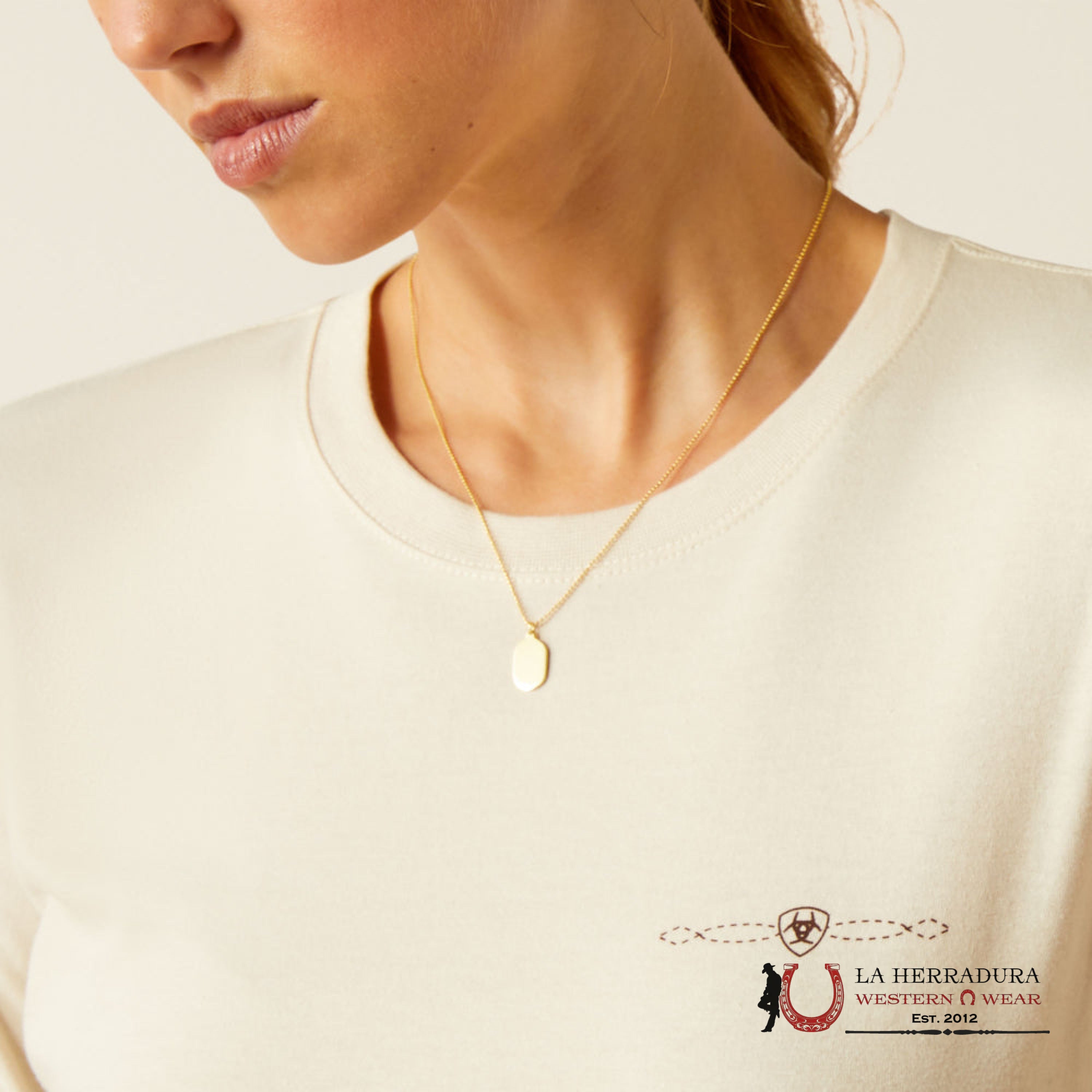 Ariat Rein Seal Long Sleeve Shirt Natural - 2527 Ropa Mujeres