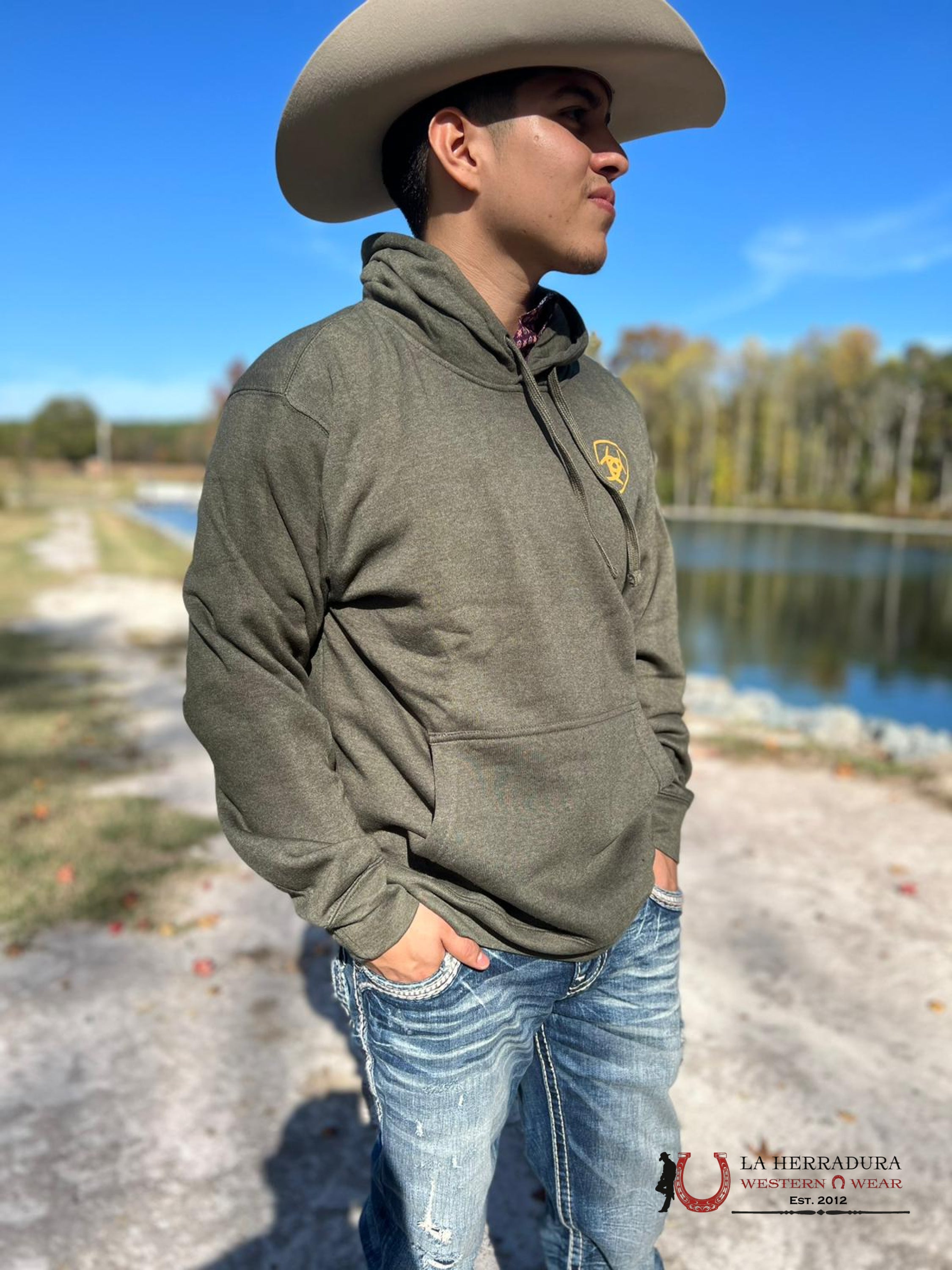 Ariat Serape Sweatshirt Logo Green Mi Ropa Hombres