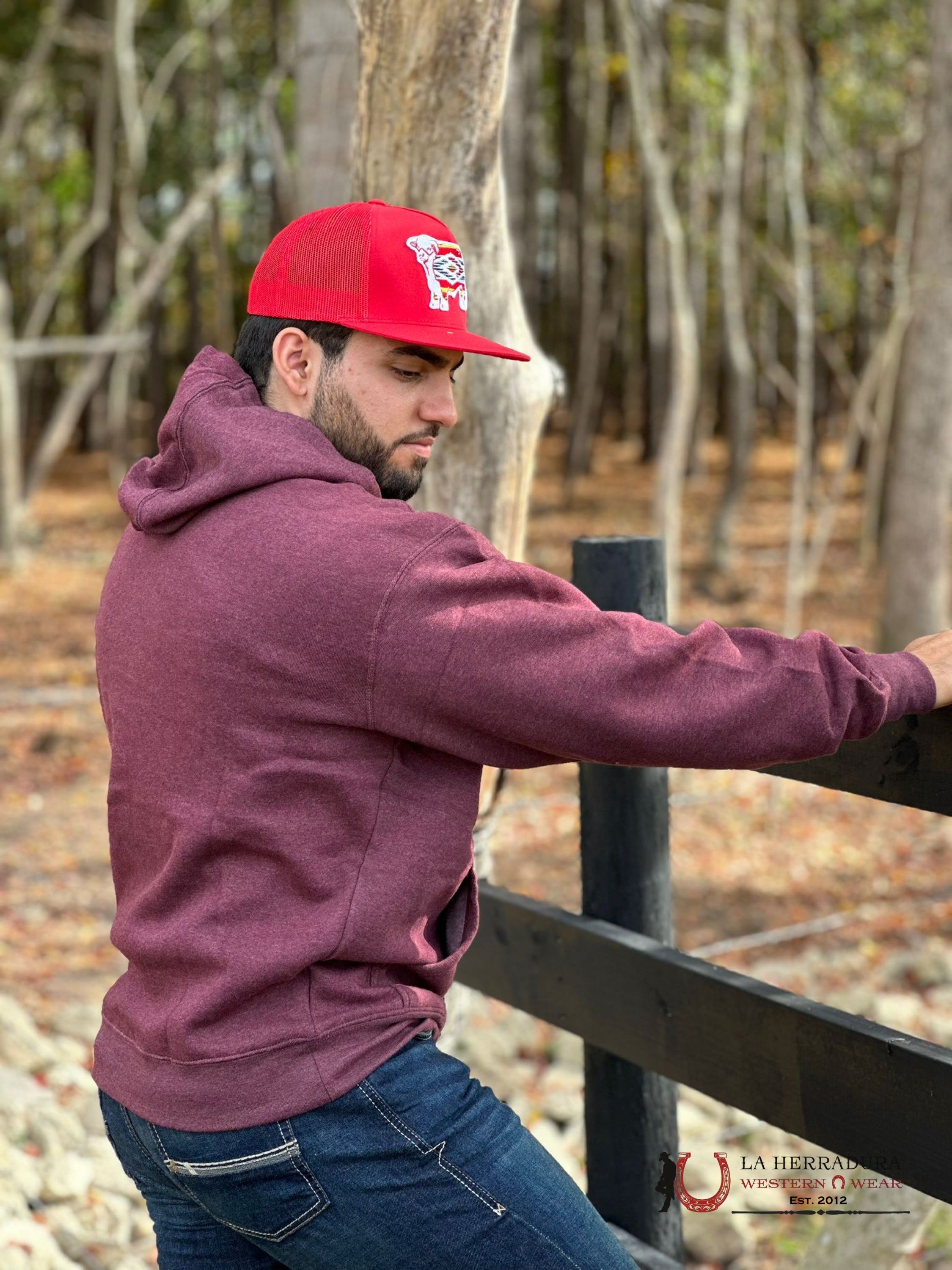 Ariat Serape Sweatshirt Logo Vino Ropa Hombres