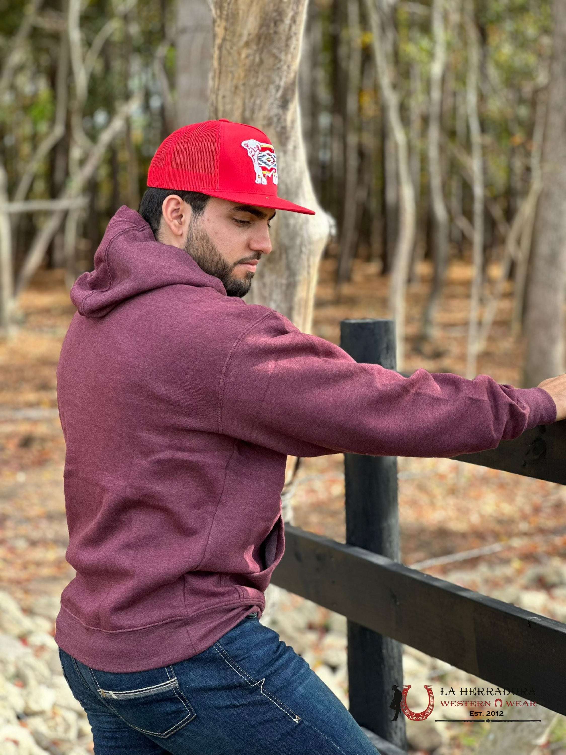 Ariat Serape Sweatshirt Logo Vino Ropa Hombres