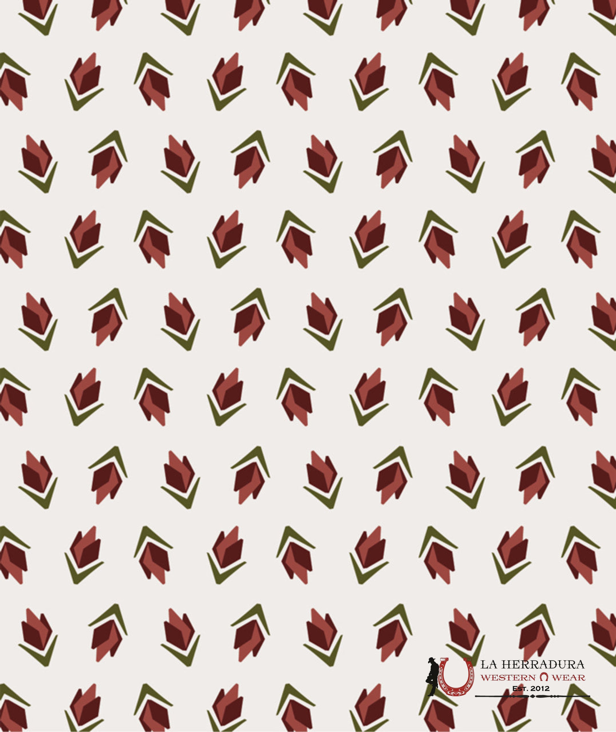 Ariat Shayne Fitted Long Sleeve Shirt Off-White - 2368 Ropa Hombres