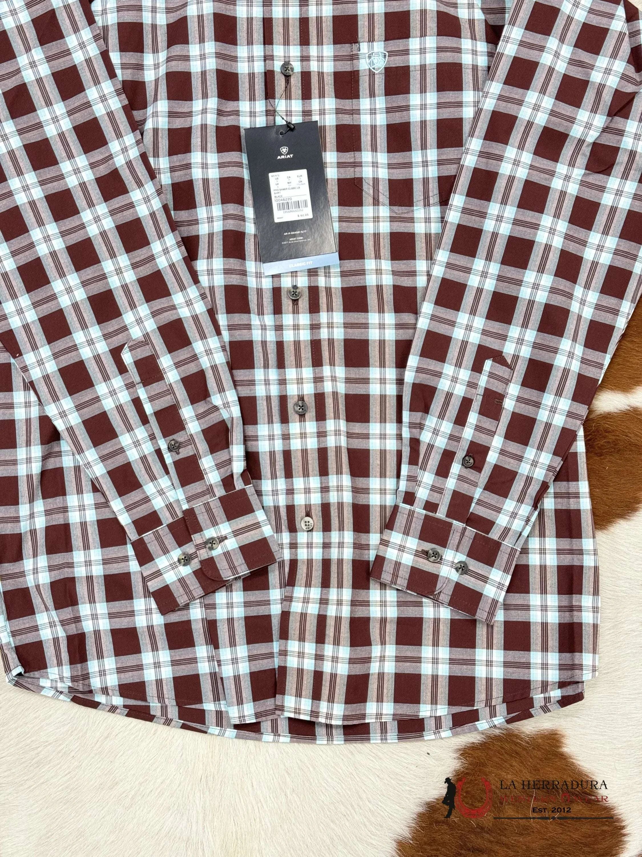 Ariat Shirt Classic Fit Pro Samir Black Ropa Hombres