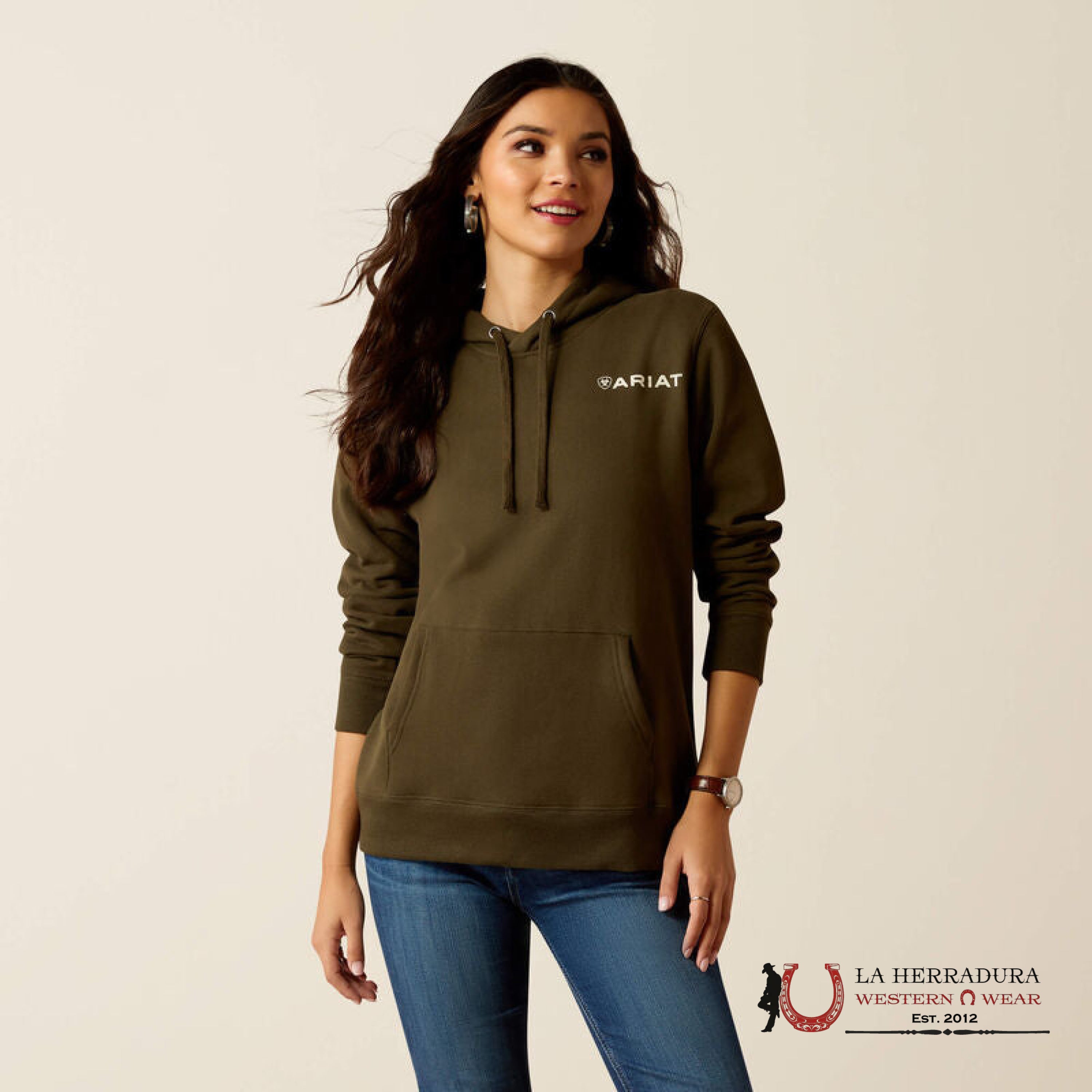 Ariat Stamp Hoodie Relic - 2411 Ropa Mujeres