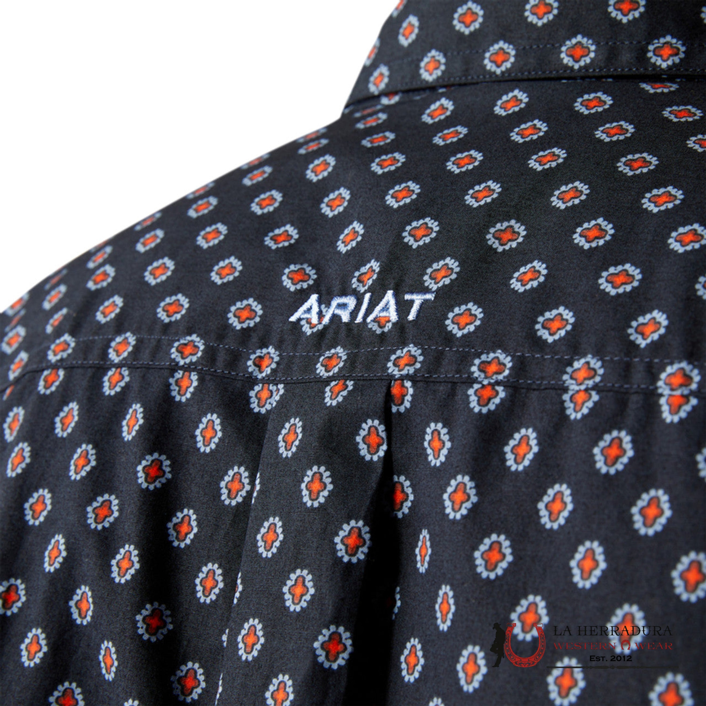 Ariat Taylor Long Sleeve Shirt Dark Blue Classic Fit - 2490 Ropa Hombres