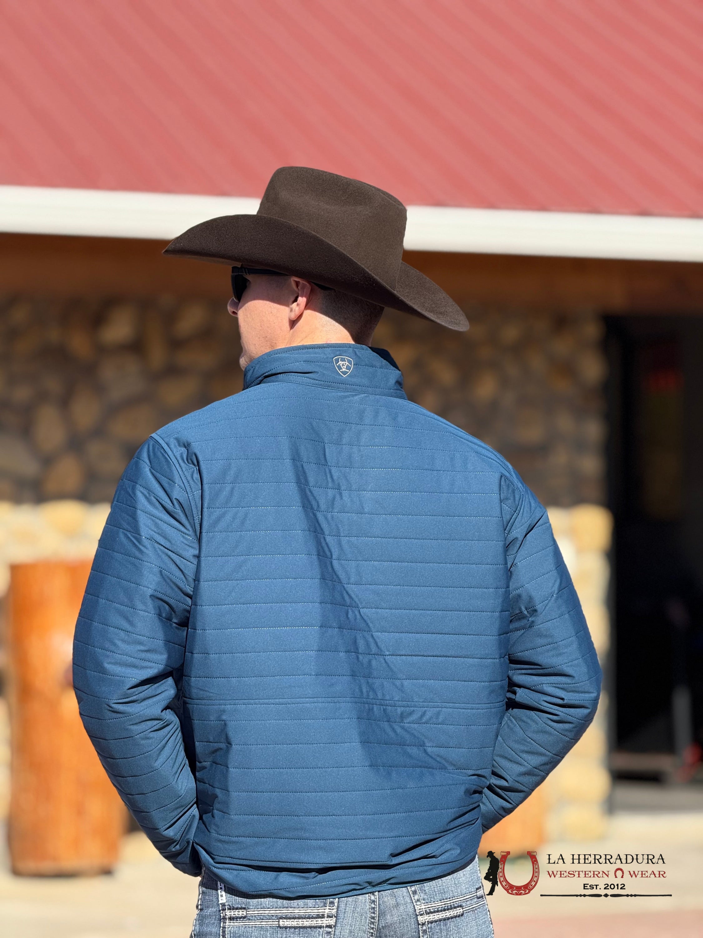 Ariat Teal Wylie Full Zip Up- 2464 Ropa Hombres