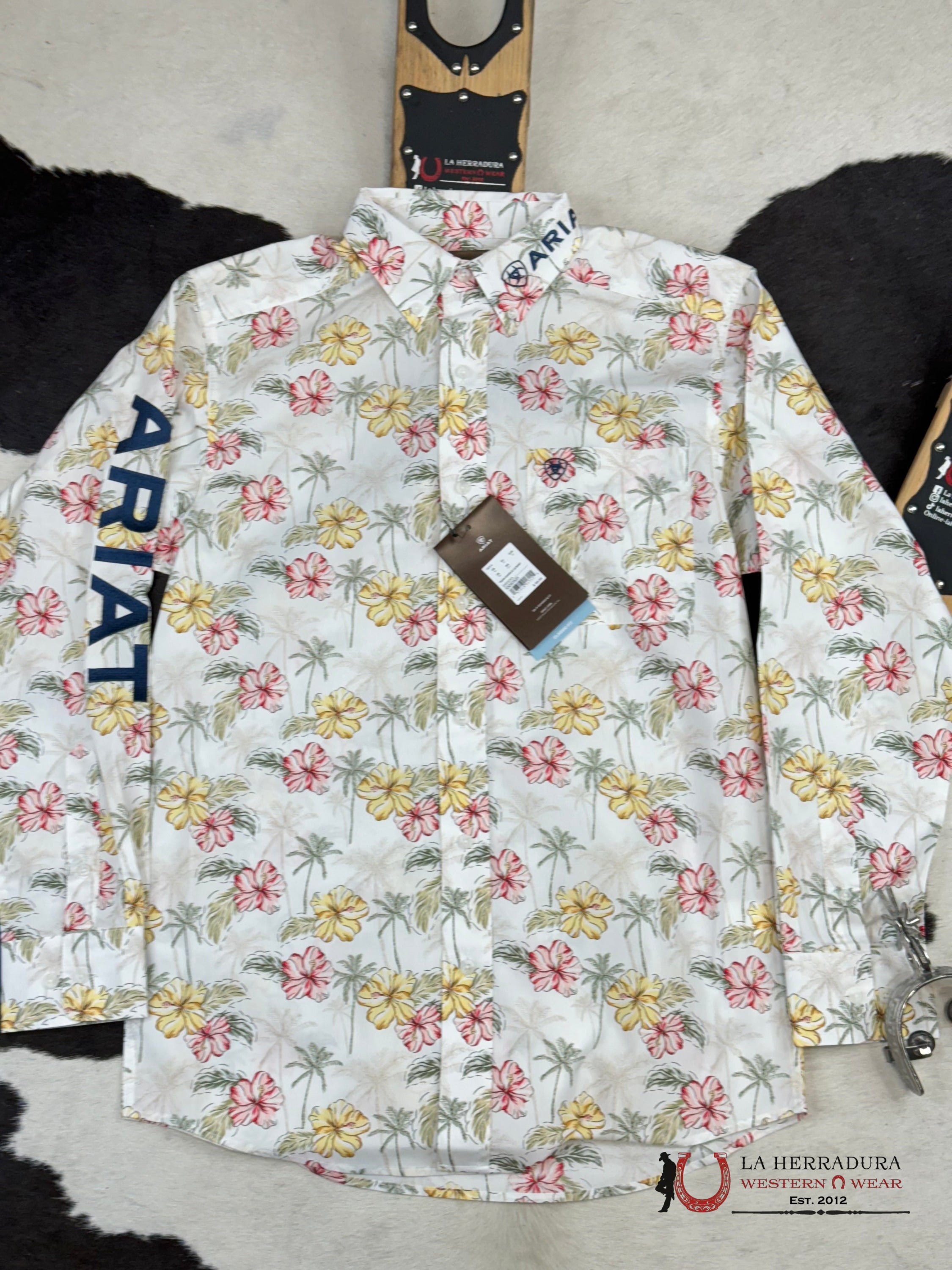 Ariat Team Charlie Gardenia Long Sleeve Shirt Ropa Hombres