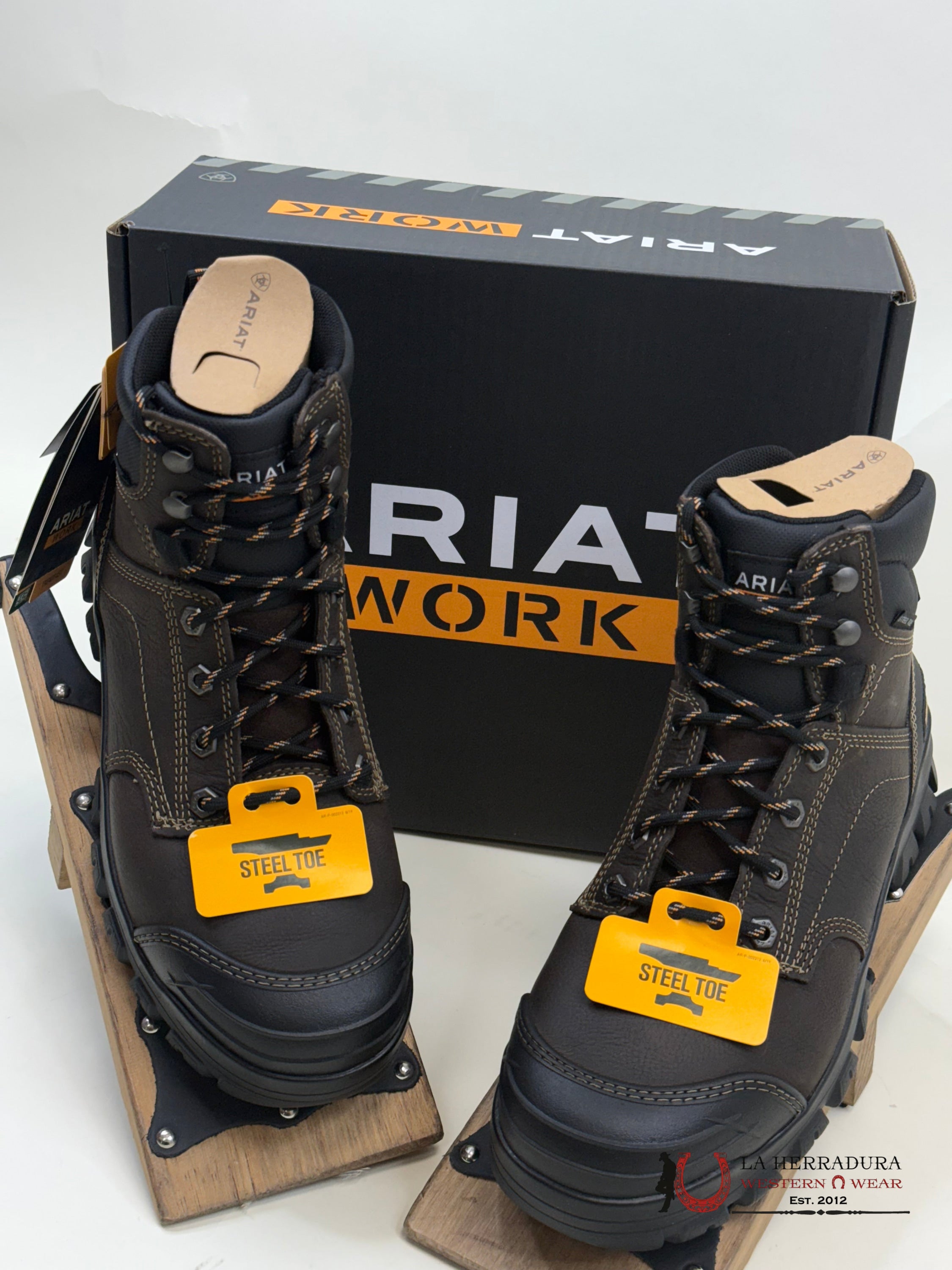 Ariat Treadfast 6” H2O Steel Toe Dark Brown