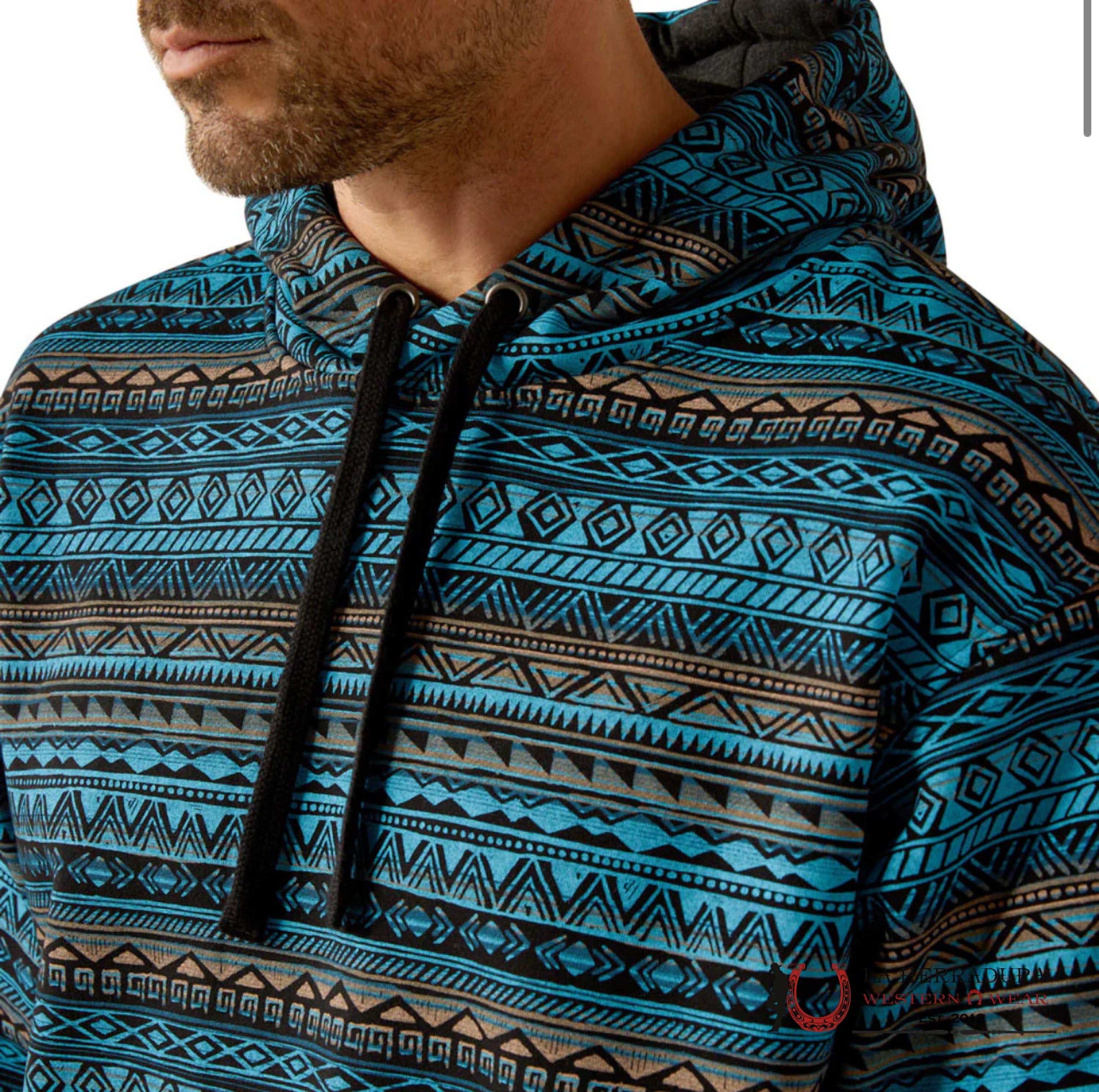 Ariat Turquoise Color Block Hood -2450 Ropa Hombres