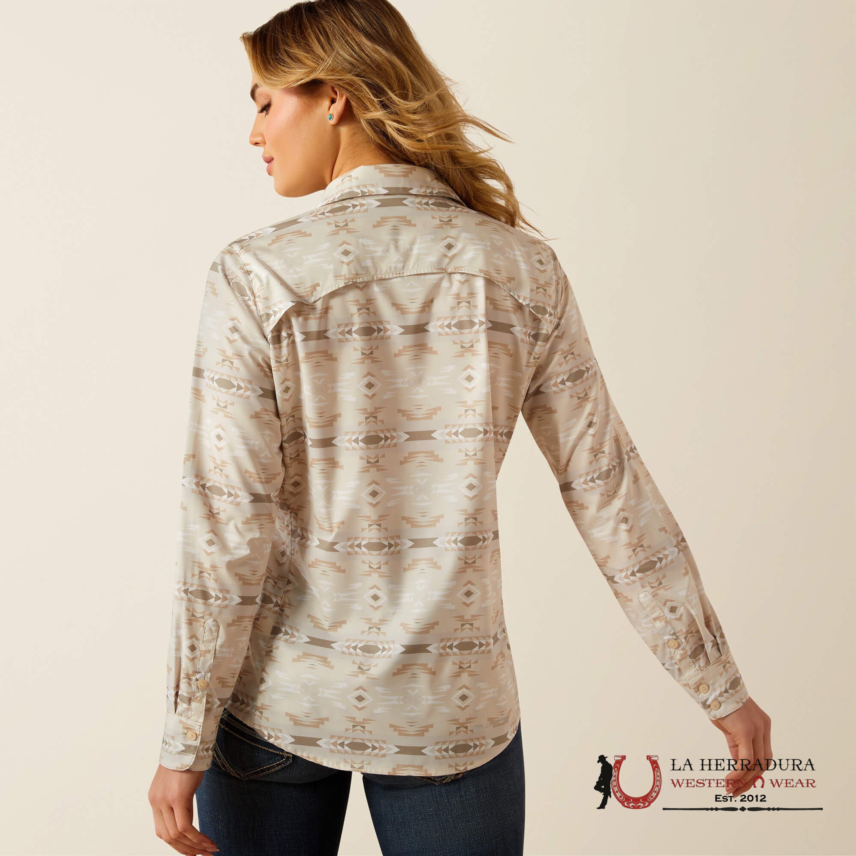 Ariat Venttek Long Sleeve Shirt Sandstone - 5204 Ropa Mujeres