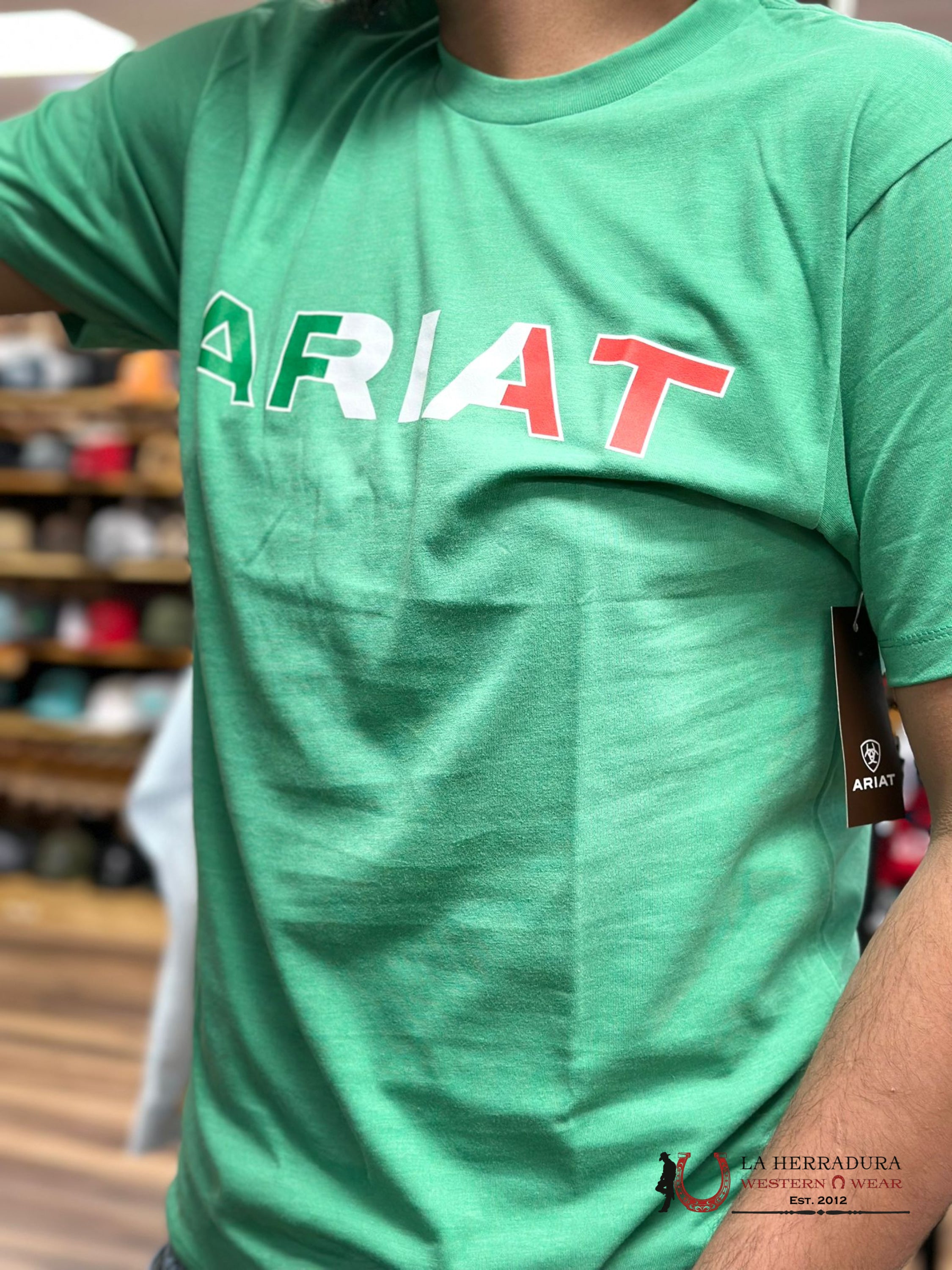 Ariat Viva Mexico T-Shirt Green Ropa Hombres