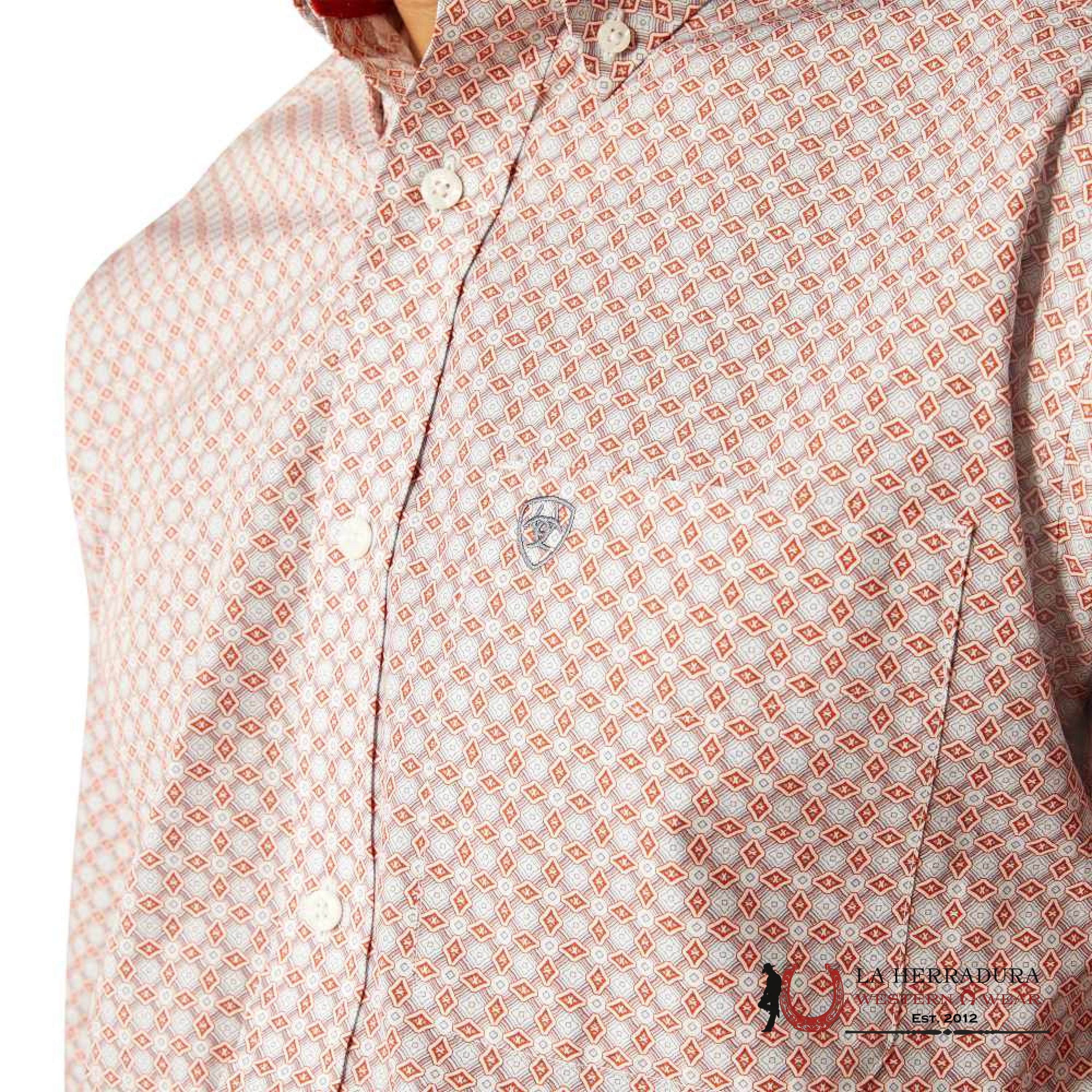 Ariat Wf Larson Long Sleeve Shirt Light Blue Classic Fit - 2384 Ropa Hombres