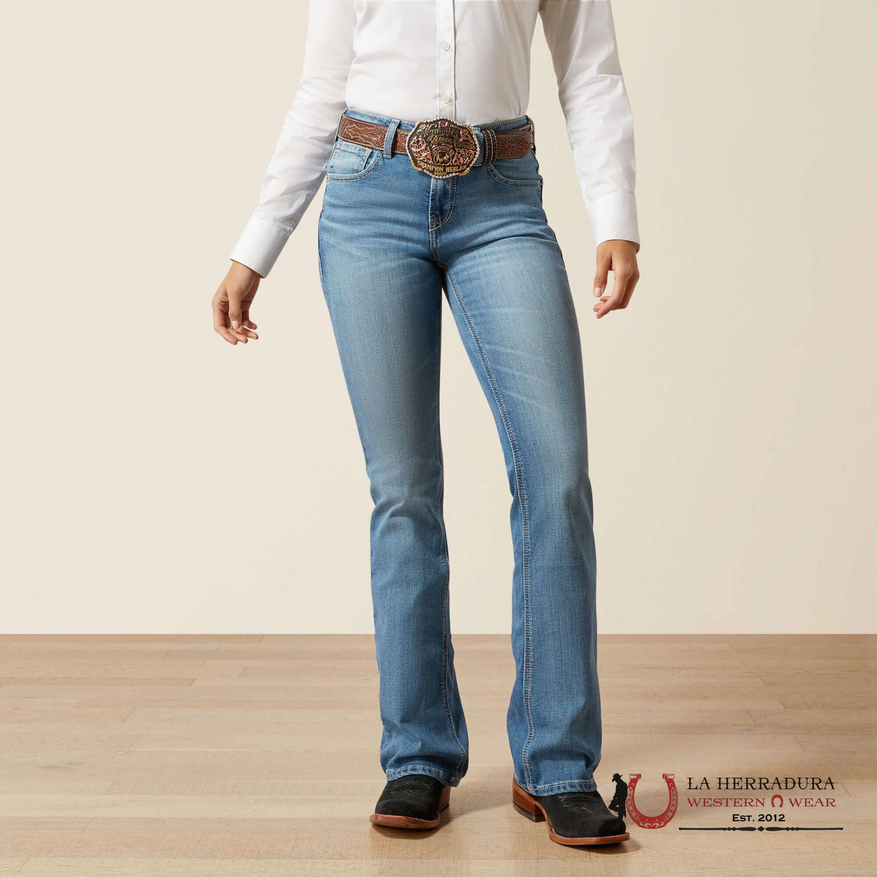 ARIAT WOMEN CHALLIS HIGH RISE BOOT CUT JEANS 10061735 ROPA MUJERES