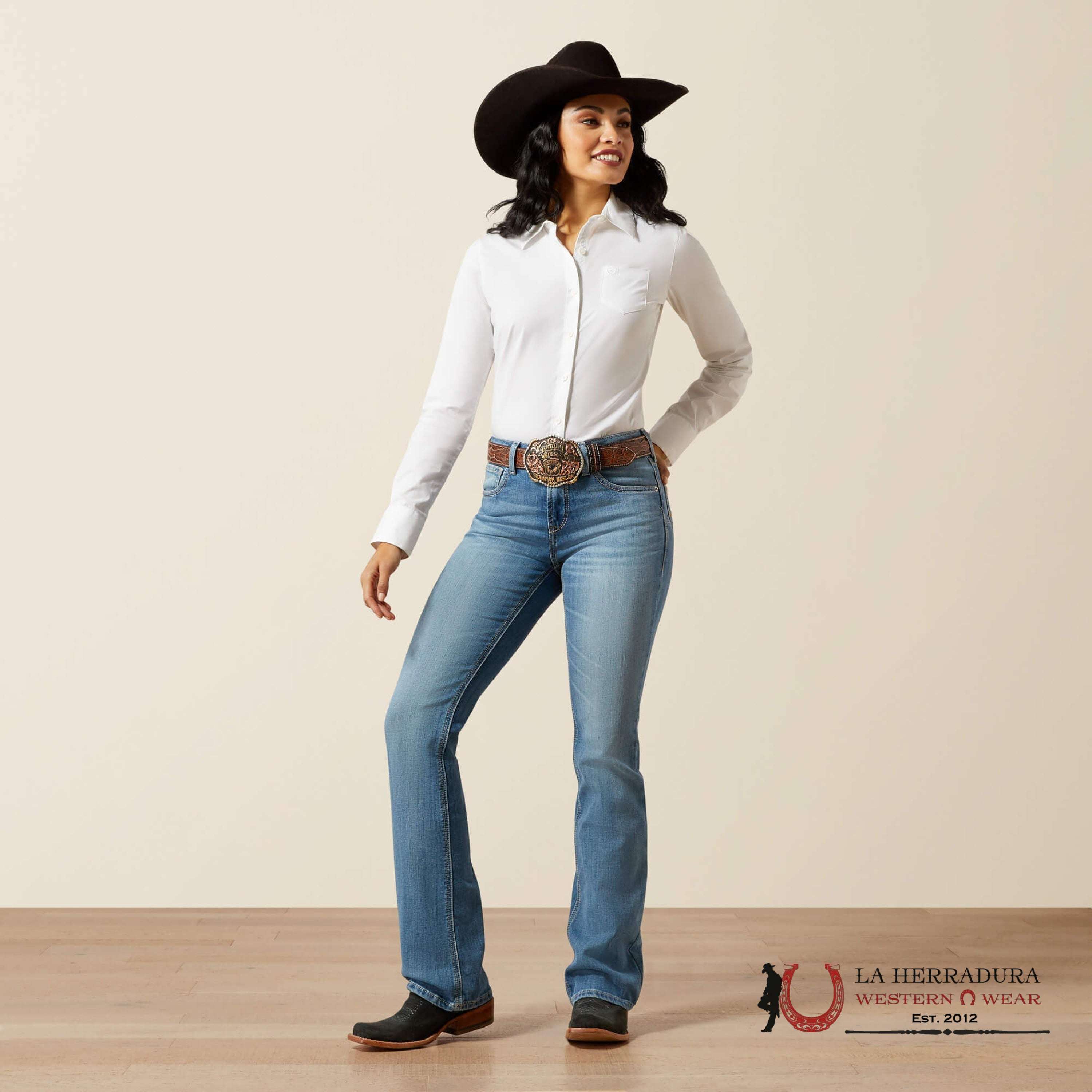 ARIAT WOMEN CHALLIS HIGH RISE BOOT CUT JEANS 10061735 ROPA MUJERES