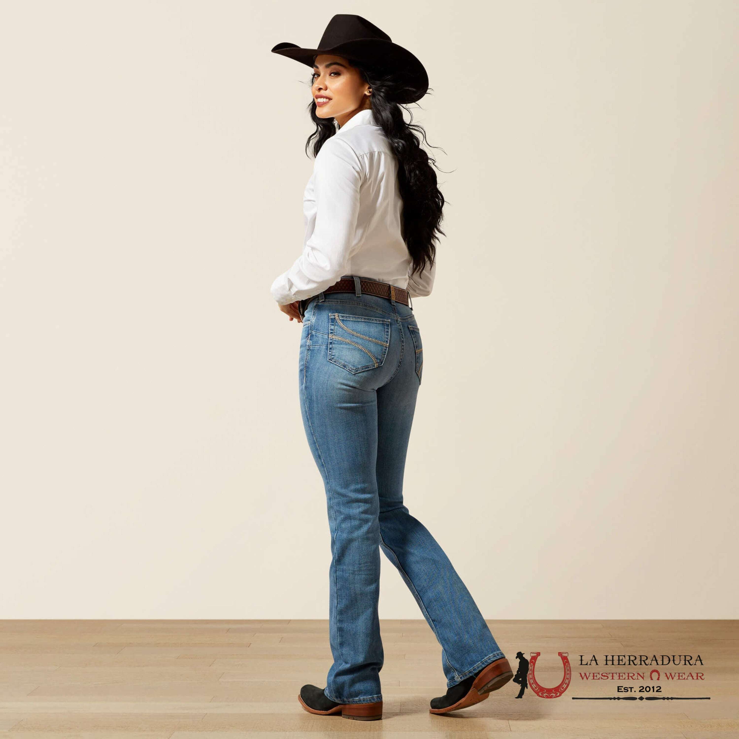 ARIAT WOMEN CHALLIS HIGH RISE BOOT CUT JEANS 10061735 ROPA MUJERES