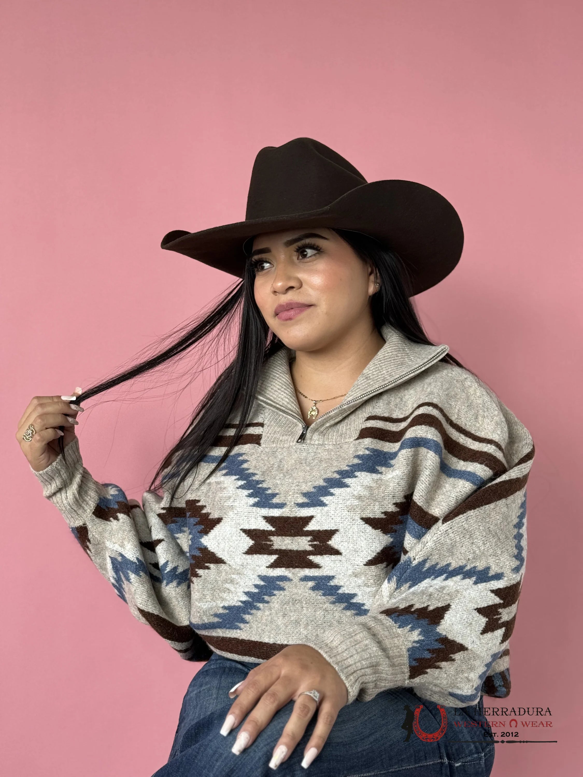 Ariat Womens Shimayo Pullover Sweatshirt Ropa Mujeres