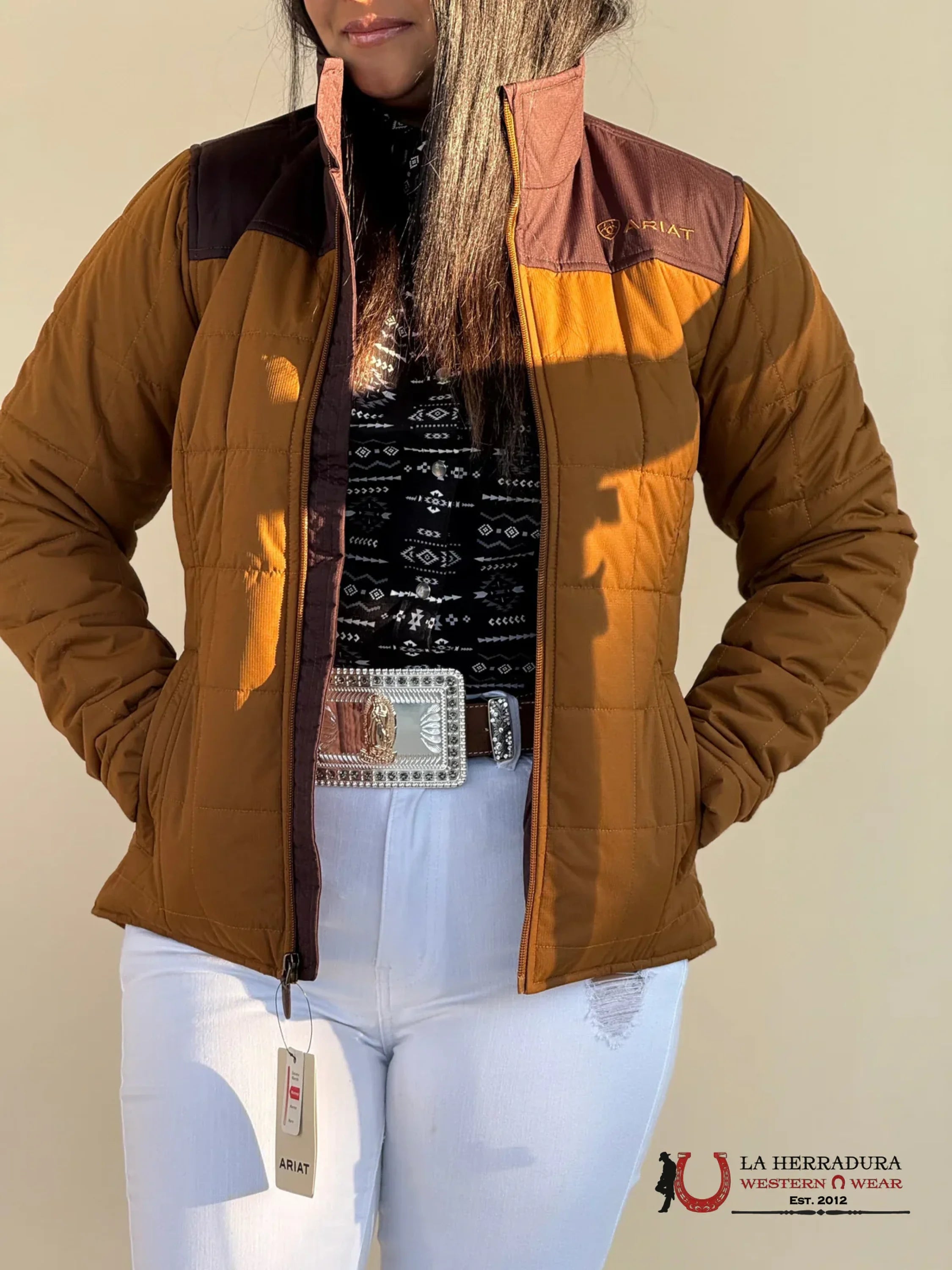 ARIAT WOMEN CRIUS CHESTNUT CHOCOLATE PLUM JKT 10052830 ROPA MUJERES