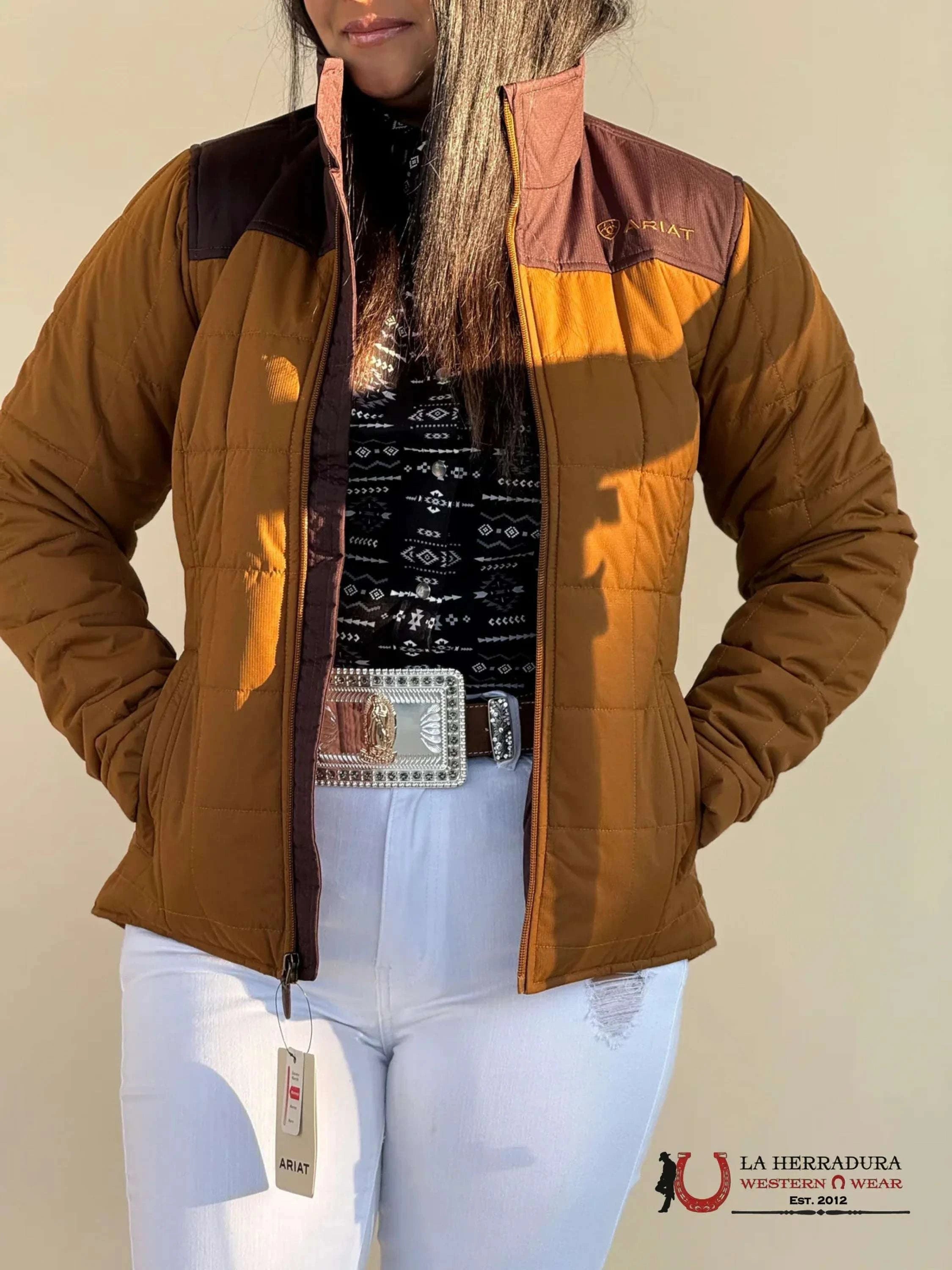 ARIAT WOMEN CRIUS CHESTNUT CHOCOLATE PLUM JKT 10052830 ROPA MUJERES