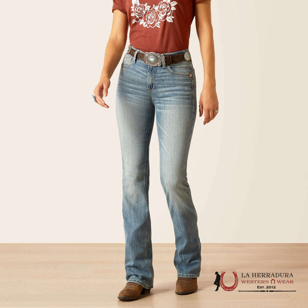 PANTALONES VAQUEROS DE MUJER DE TIRO ALTO CON CORTE DE BOTA SABINE DE ARIAT - 10047325