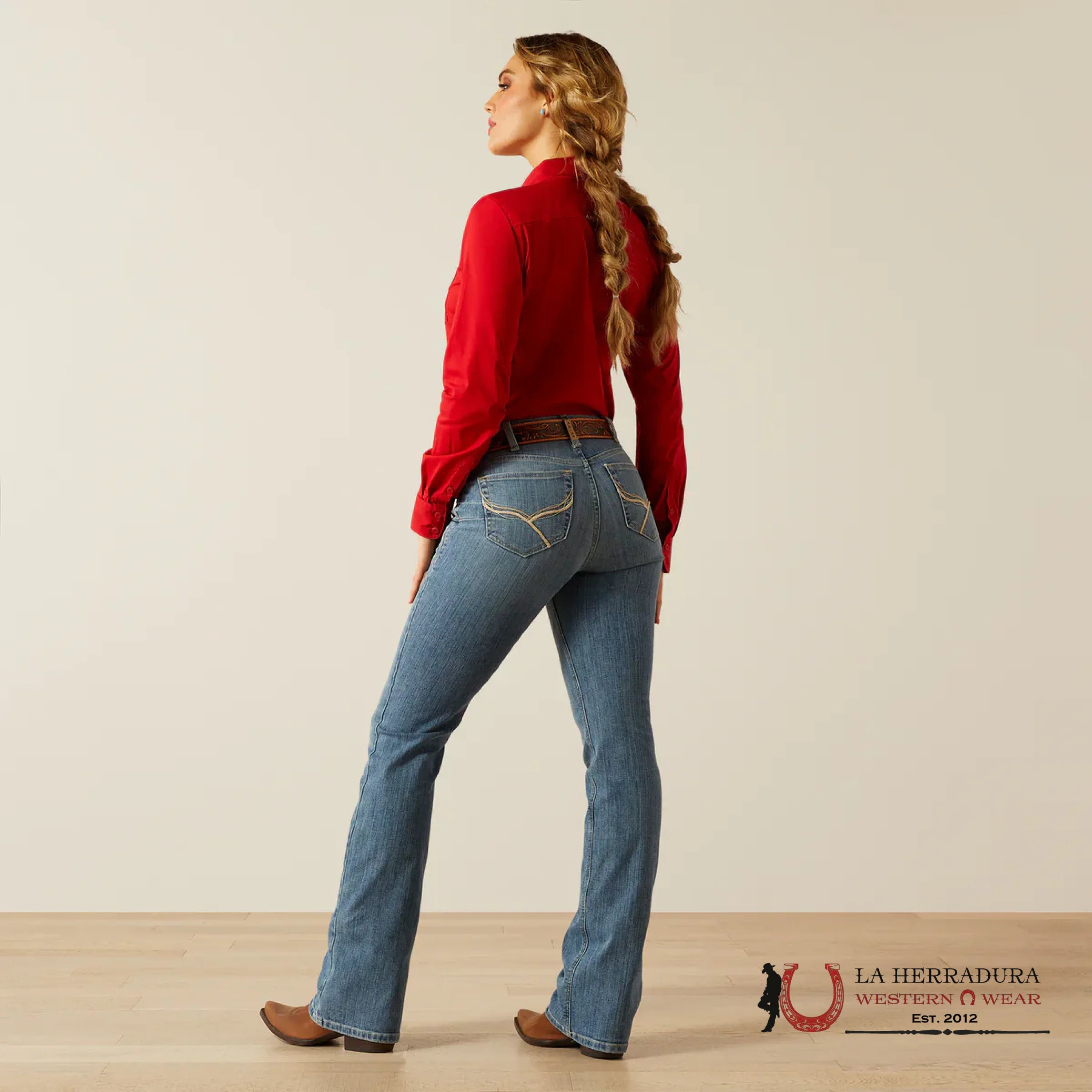 ARIAT WOMEN HIGH RISE BOOTCUT VERACRUZ JEANS - 1394 ROPA MUJERES