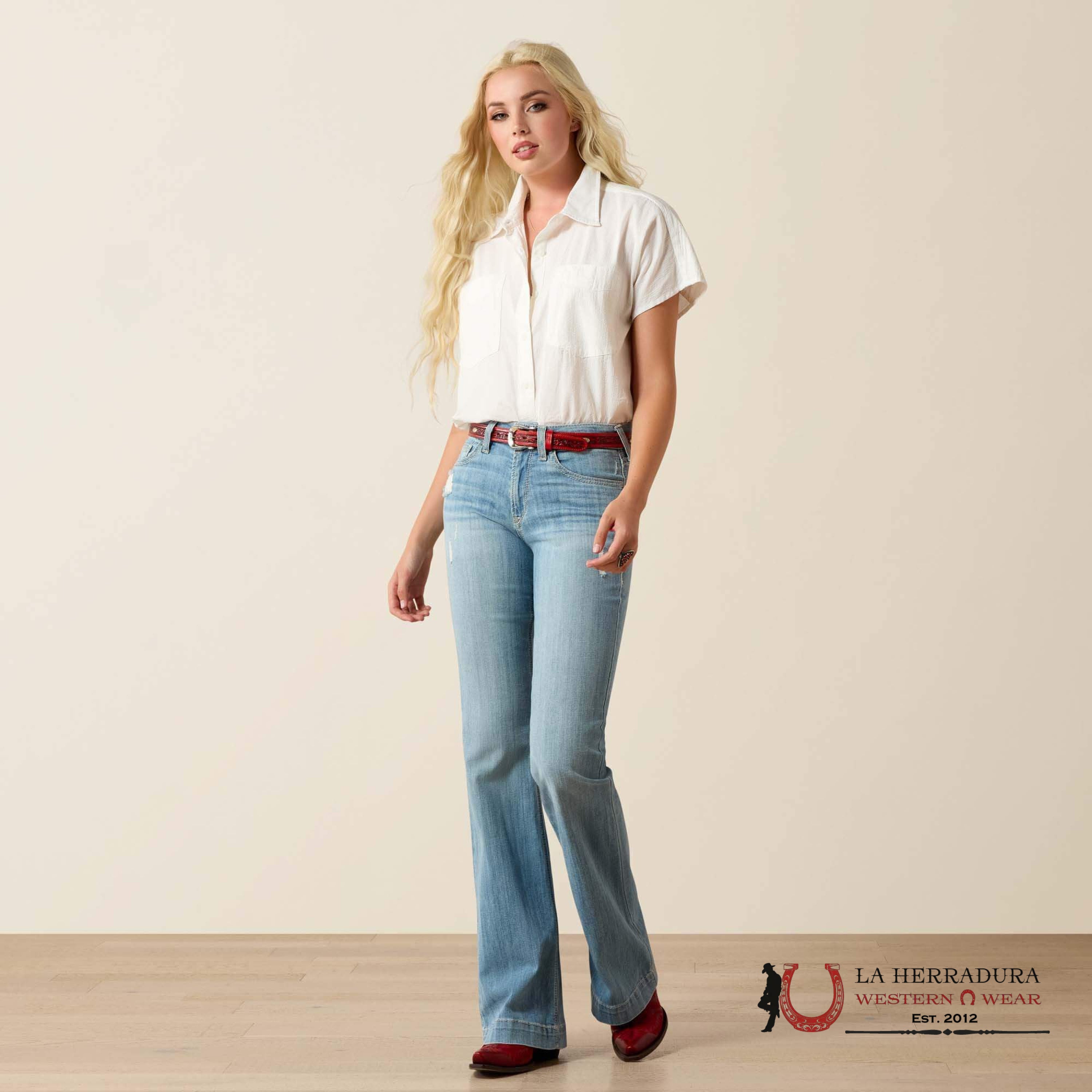 ARIAT HIGH RISE SLIM TROUSER OHIO JEANS- 10040504 ROPA MUJERES