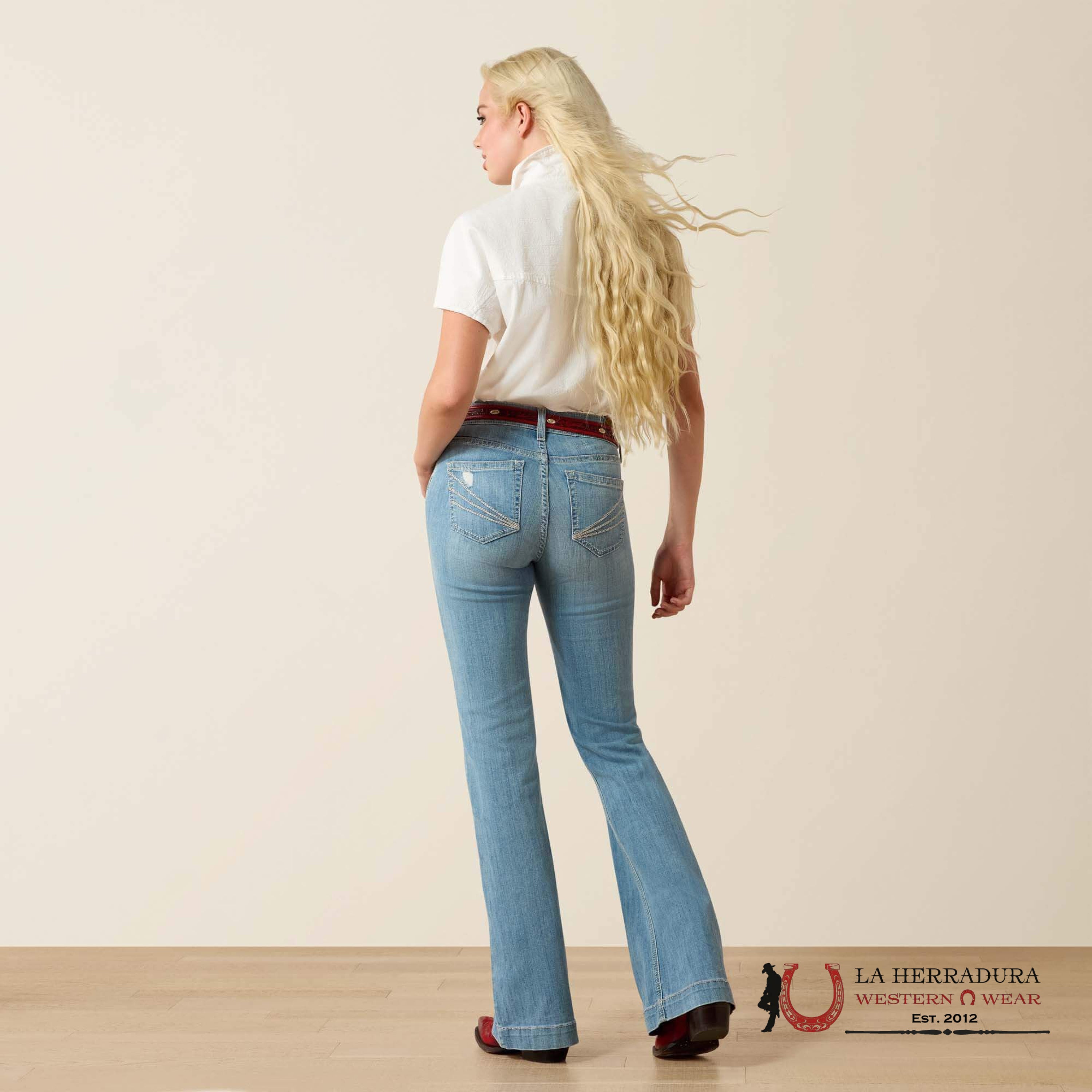 ARIAT HIGH RISE SLIM TROUSER OHIO JEANS- 10040504 ROPA MUJERES