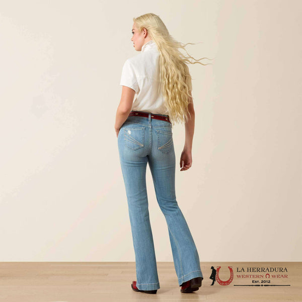 PANTALÓN VAQUERO VAQUERO DE CORTE AJUSTADO DE TIRO ALTO OHIO PARA MUJER ARIAT- 10040504