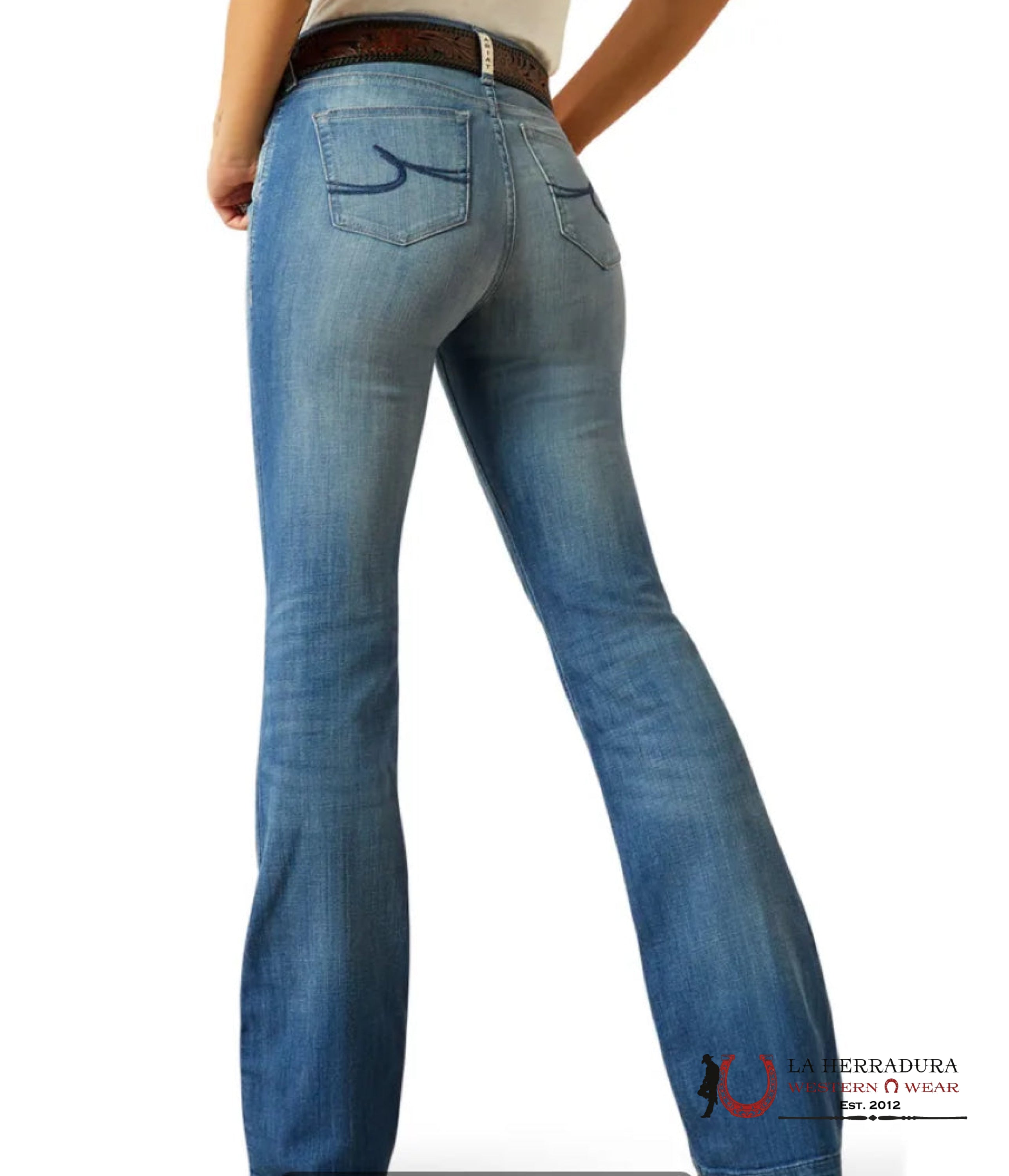 ARIAT WOMEN HIGH RISE SLIM TROUSER OLYMPIA JEANS - 1393 ROPA MUJERES