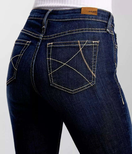 ARIAT WOMEN HIGH RISE SLIM TROUSER RASCAL JEANS- 10032550