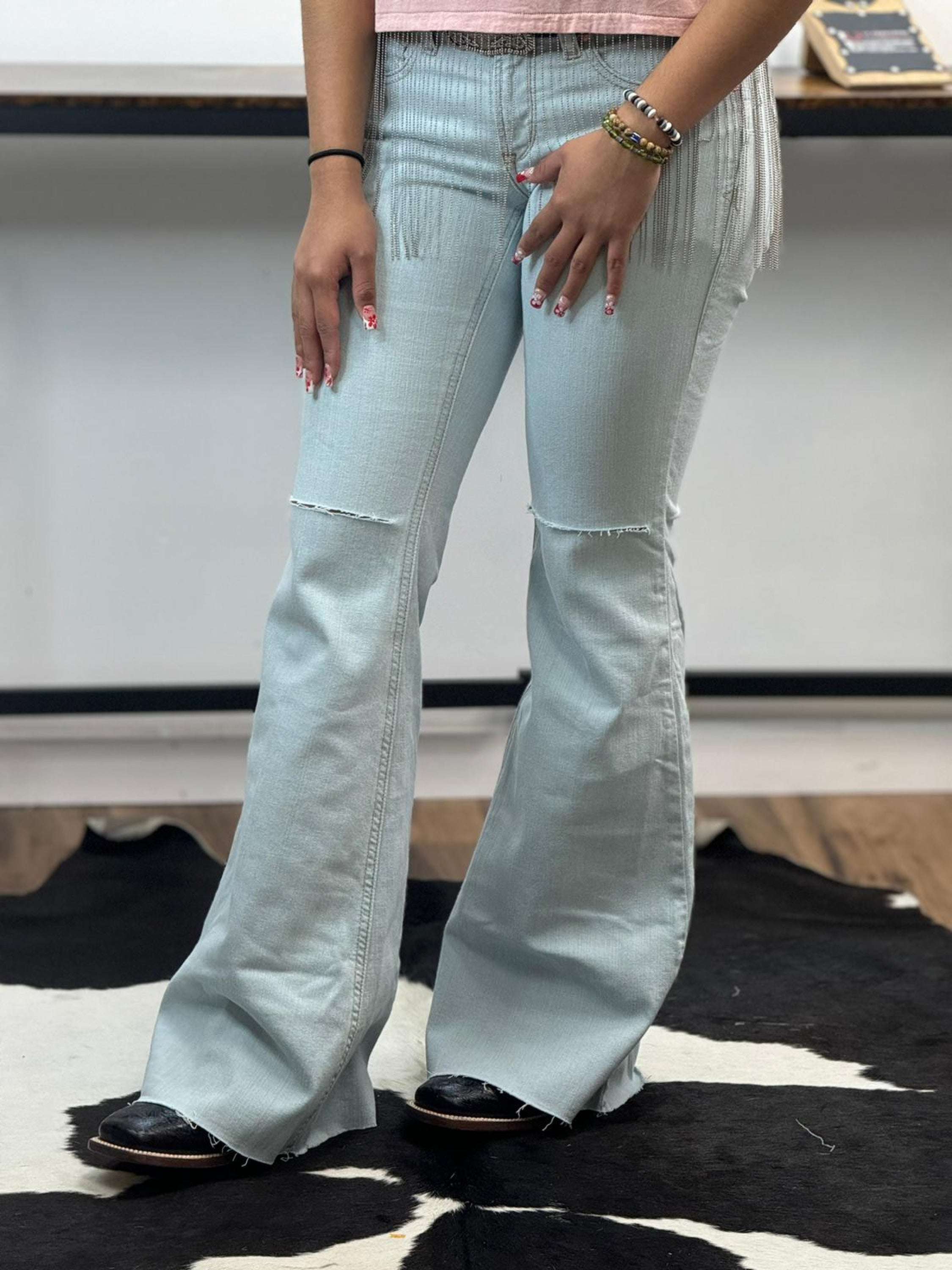 Ariat Women Ice Prefect Rise Flare Jeans Ropa Mujeres