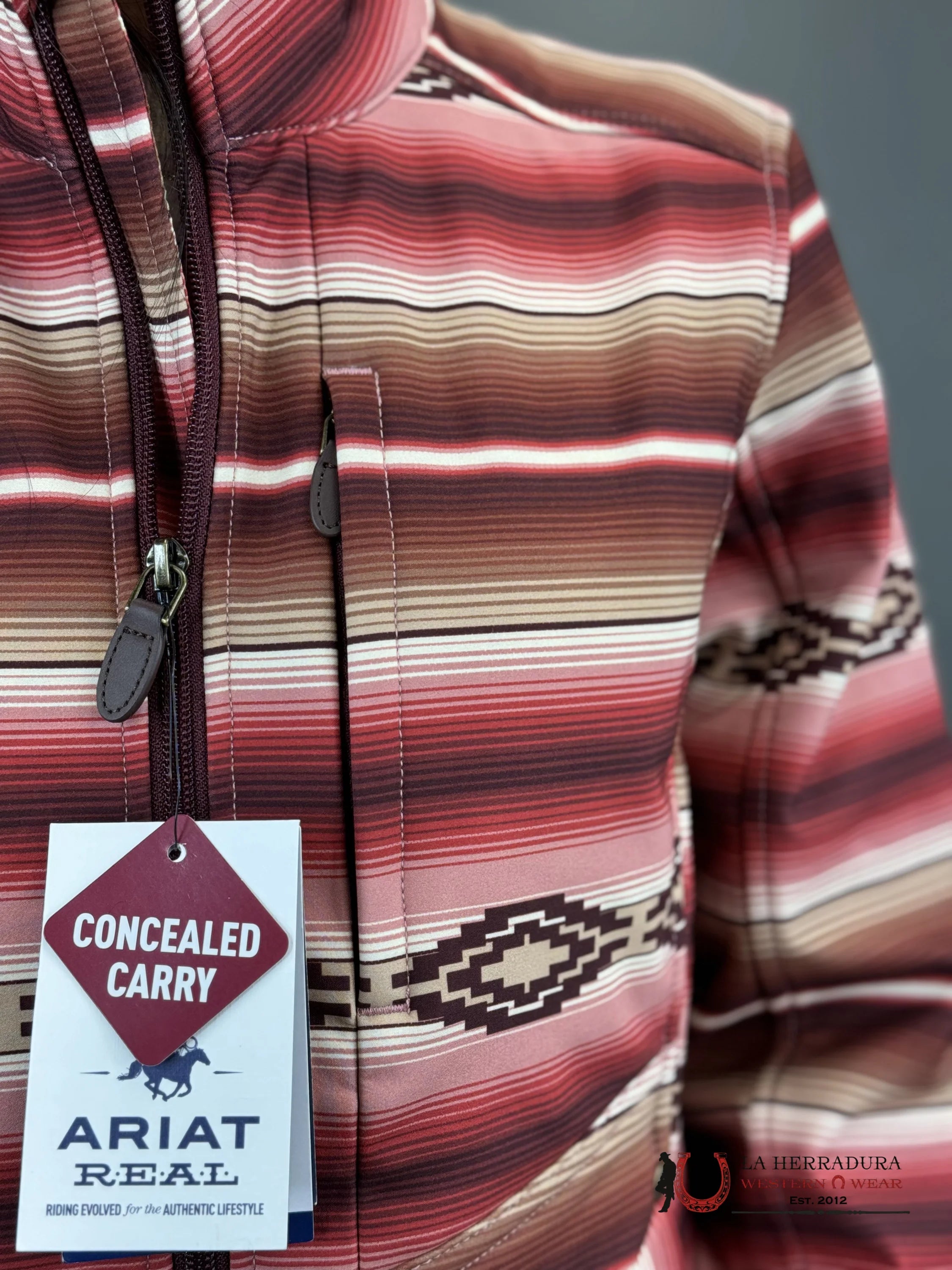 Ariat Jacket Blushing Serape Pink Ropa Mujeres