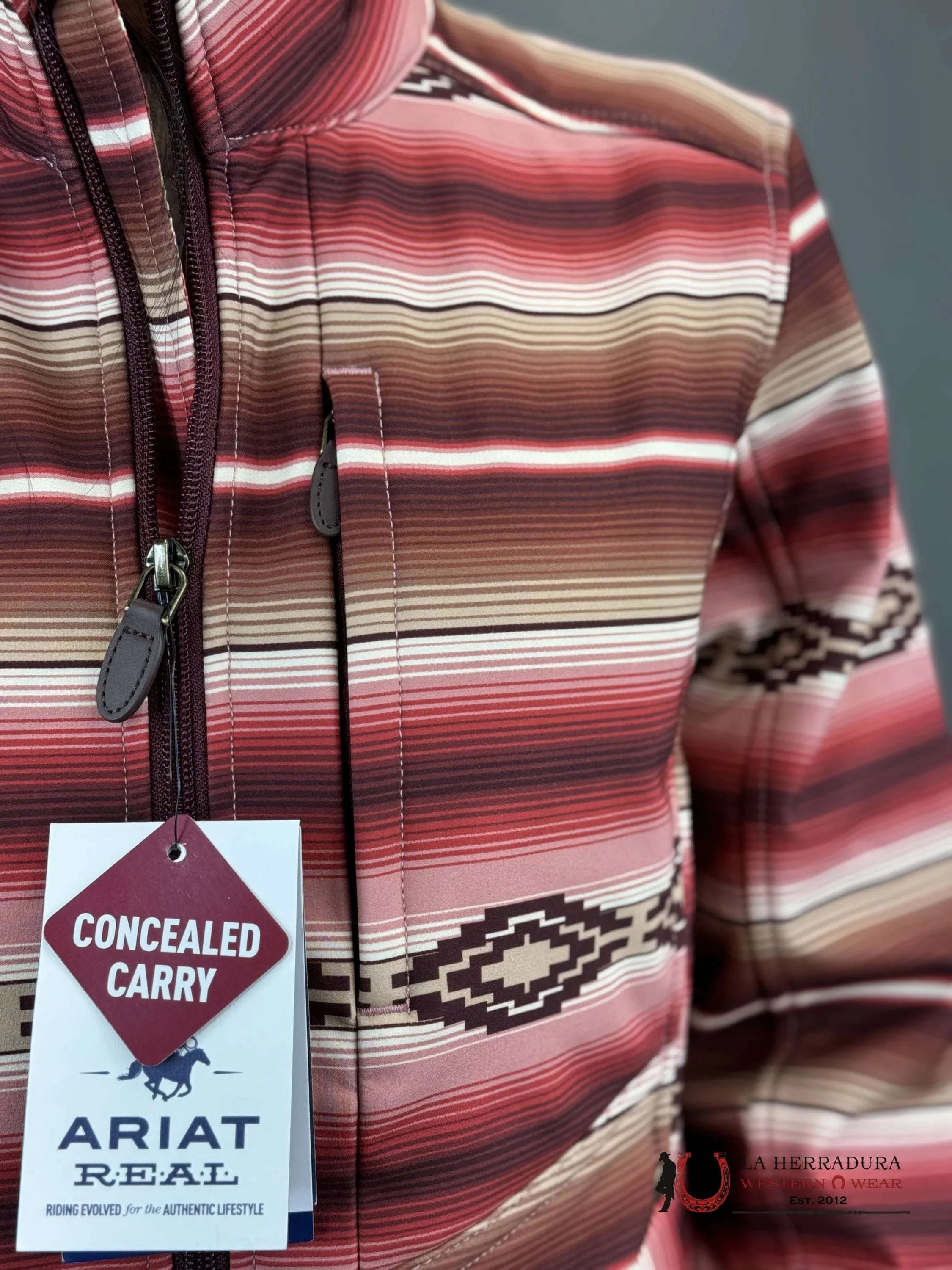 Ariat Jacket Blushing Serape Pink Ropa Mujeres