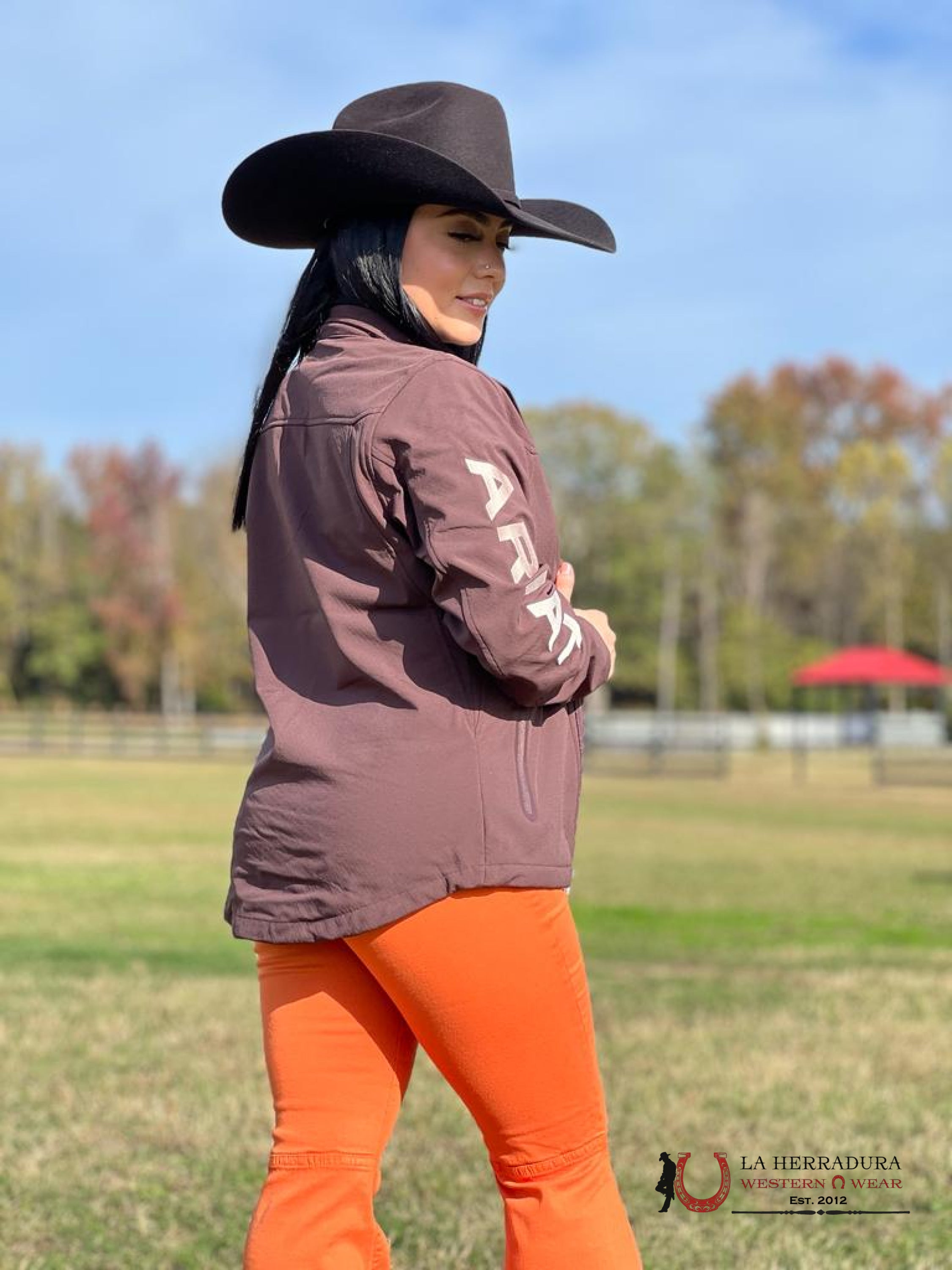Ariat Jacket New Team Softshell Coffee Bean Ropa Mujeres