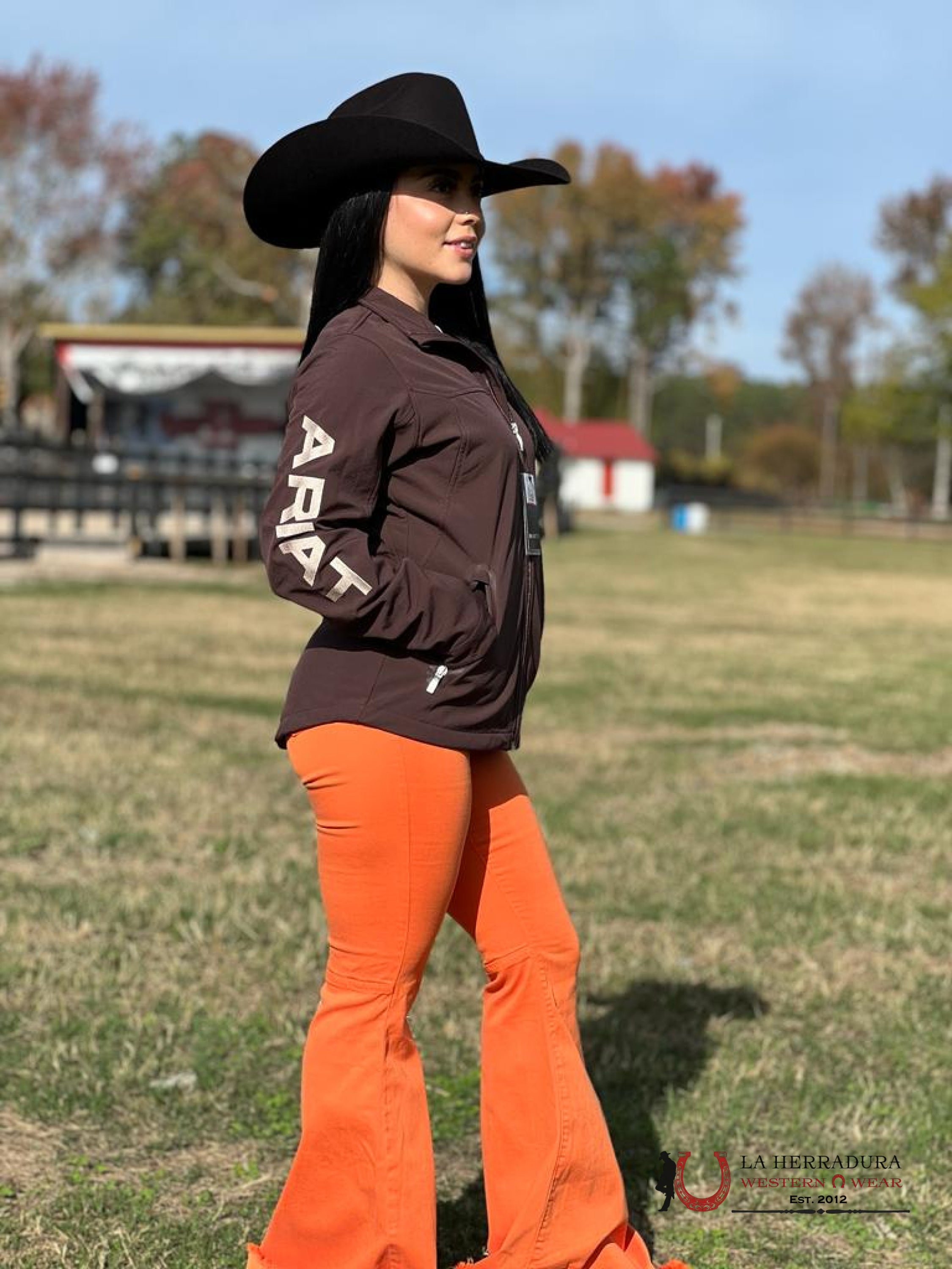 Ariat Jacket New Team Softshell Coffee Bean Ropa Mujeres