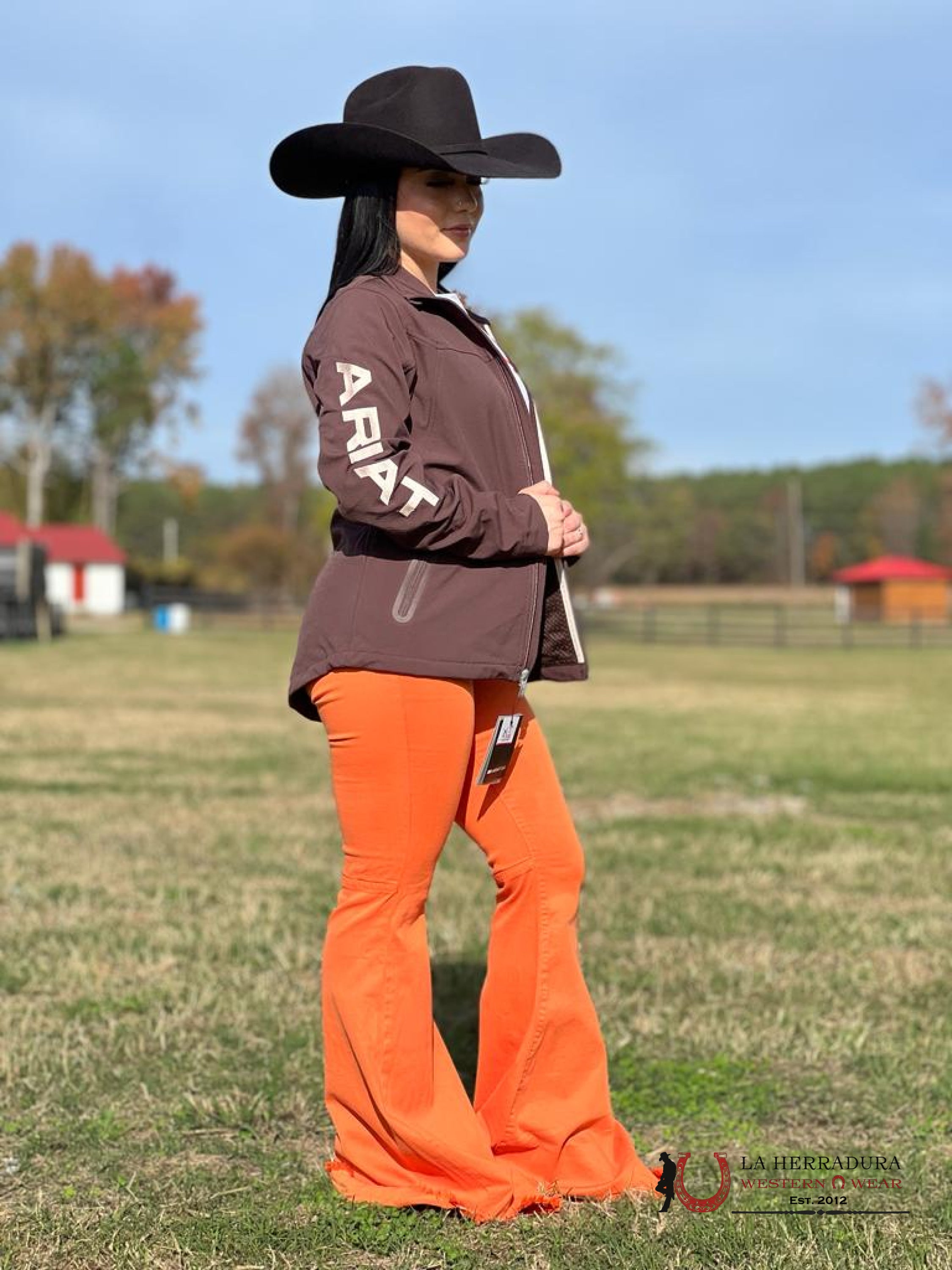 Ariat Jacket New Team Softshell Coffee Bean Ropa Mujeres