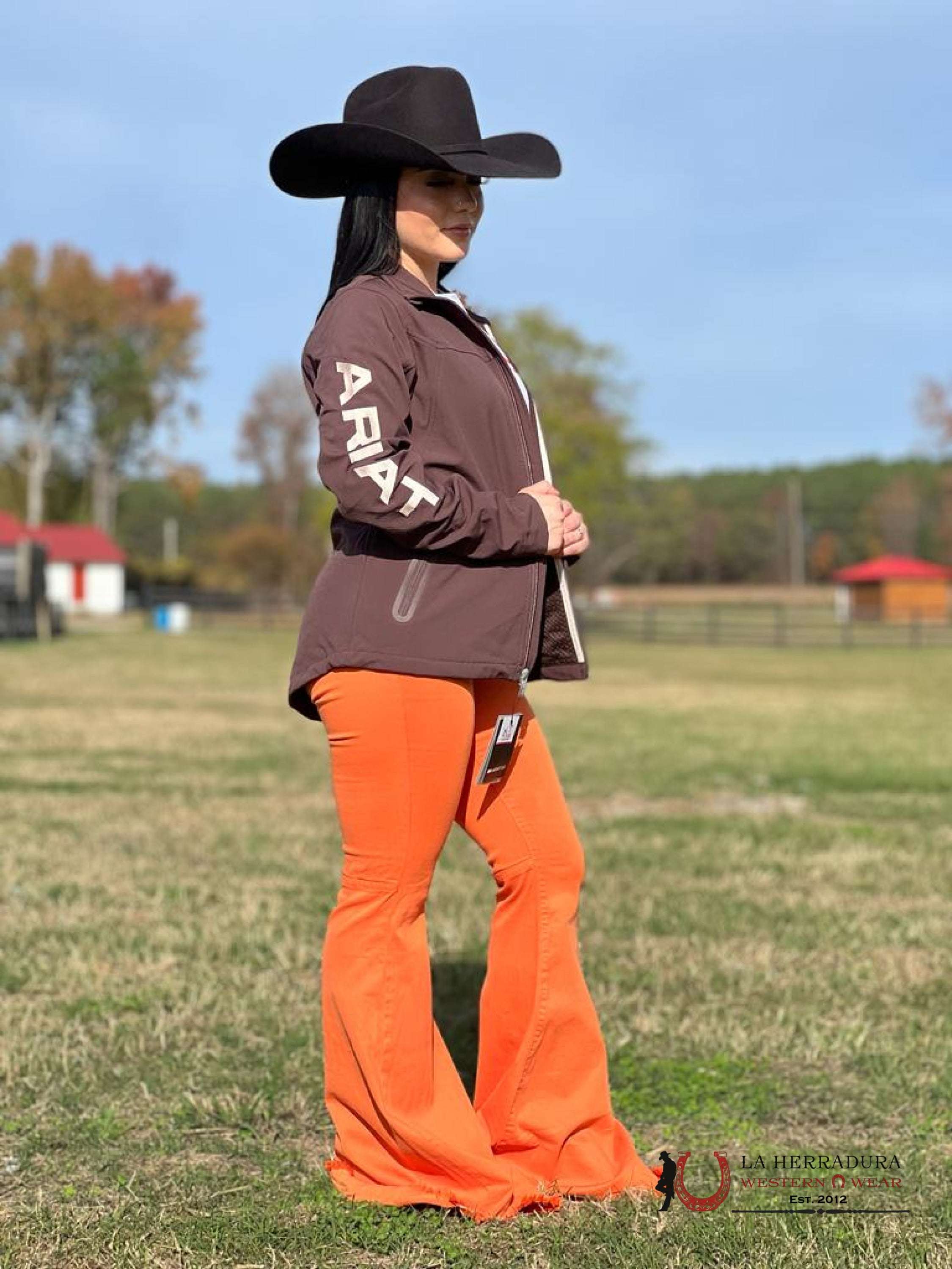 Ariat Jacket New Team Softshell Coffee Bean Ropa Mujeres