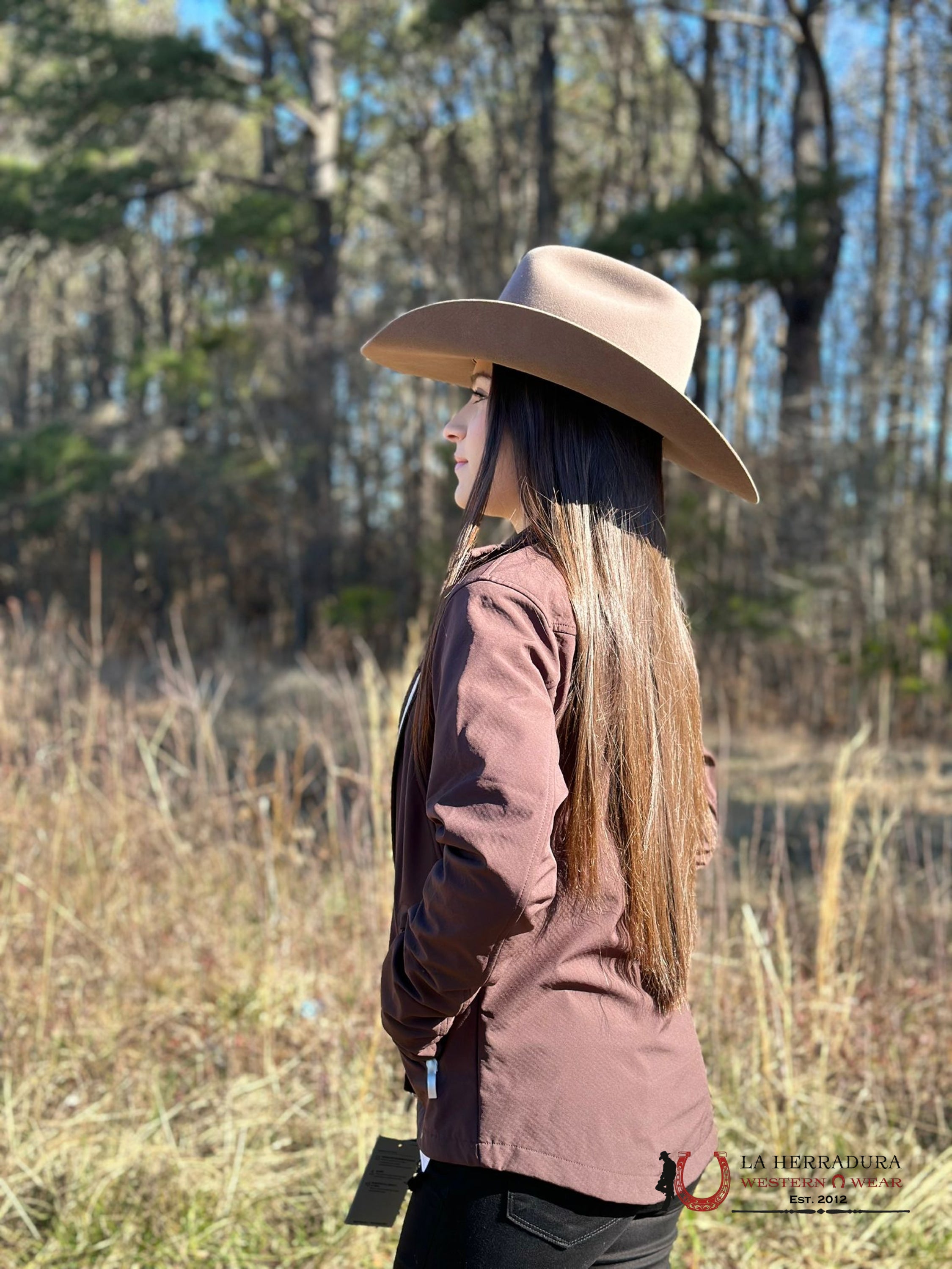 Ariat Jacket New Team Softshell Coffee Bean Ropa Mujeres