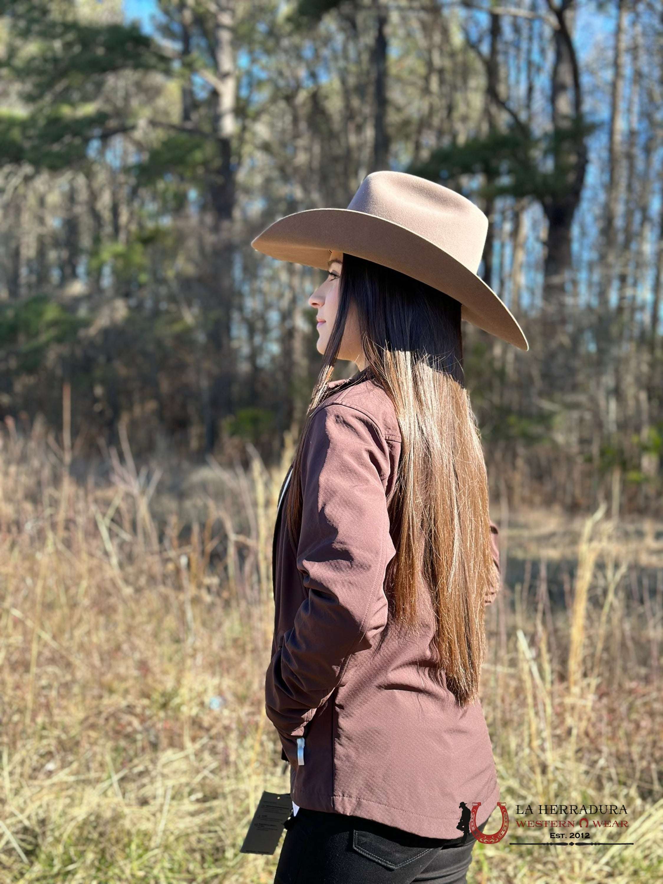 Ariat Jacket New Team Softshell Coffee Bean Ropa Mujeres