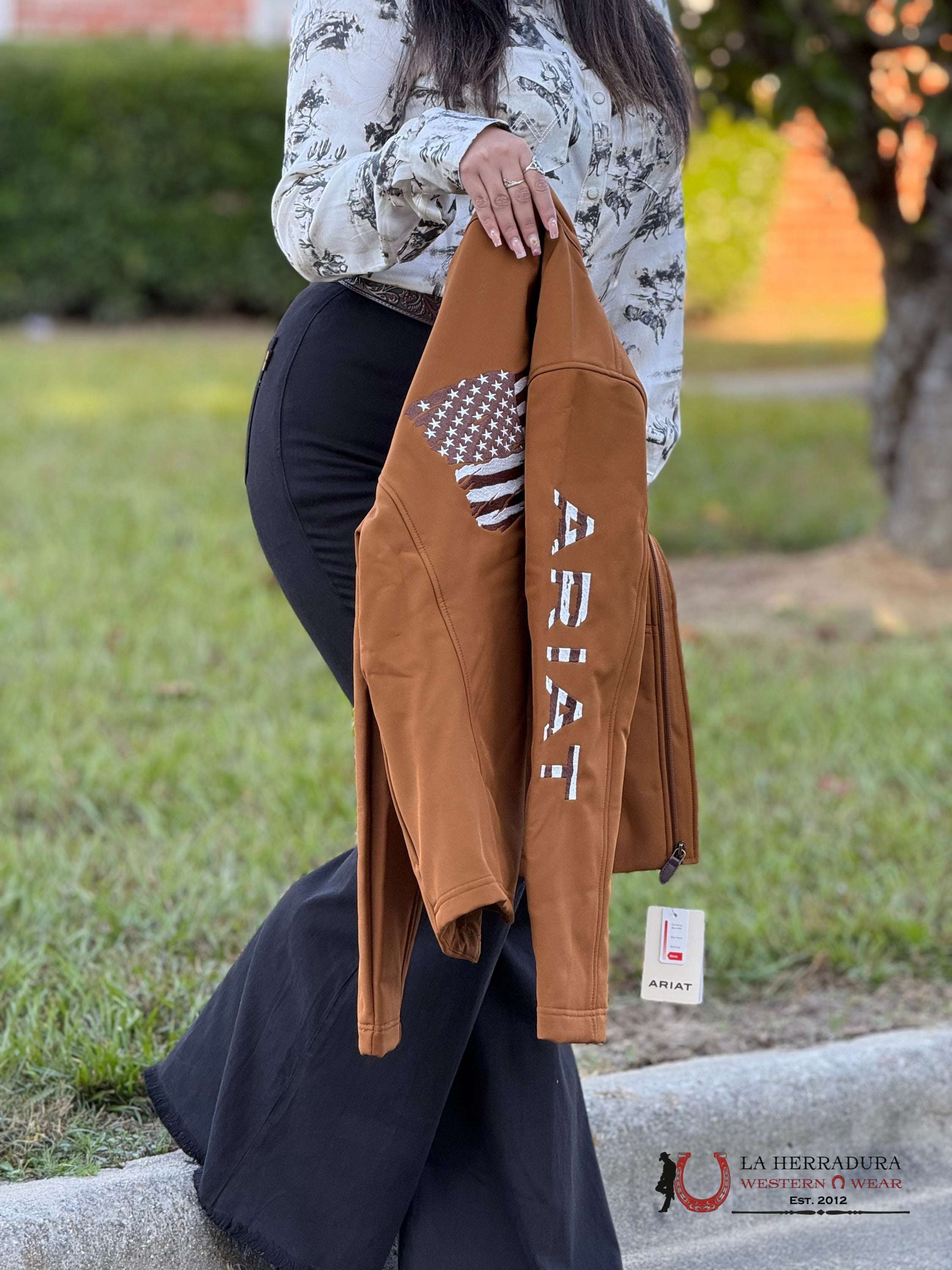 Ariat Jacket Team Patriot Softshell Chestnut Women- 2717 Ropa Mujeres