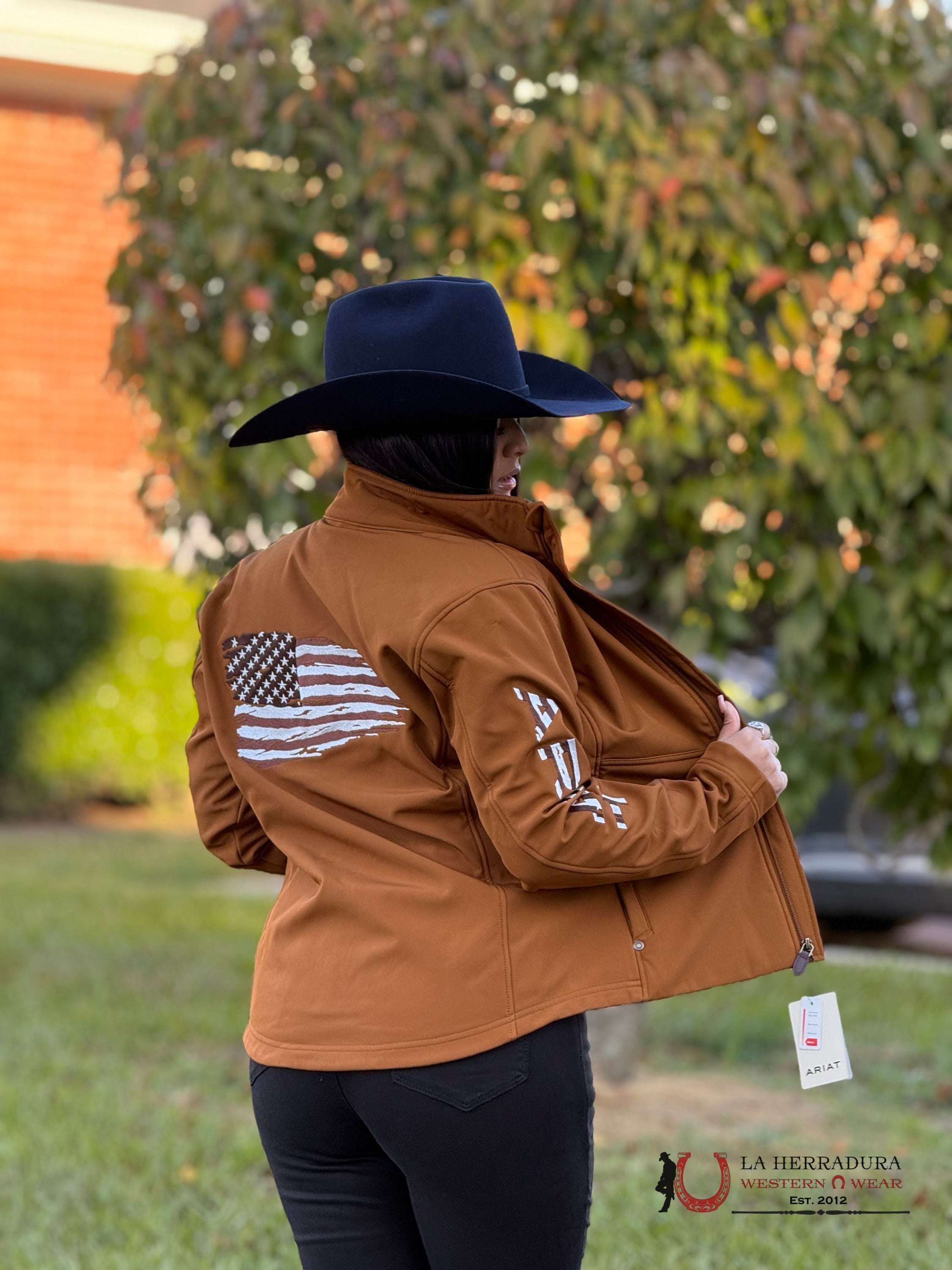 Ariat Jacket Team Patriot Softshell Chestnut Women- 2717 Ropa Mujeres