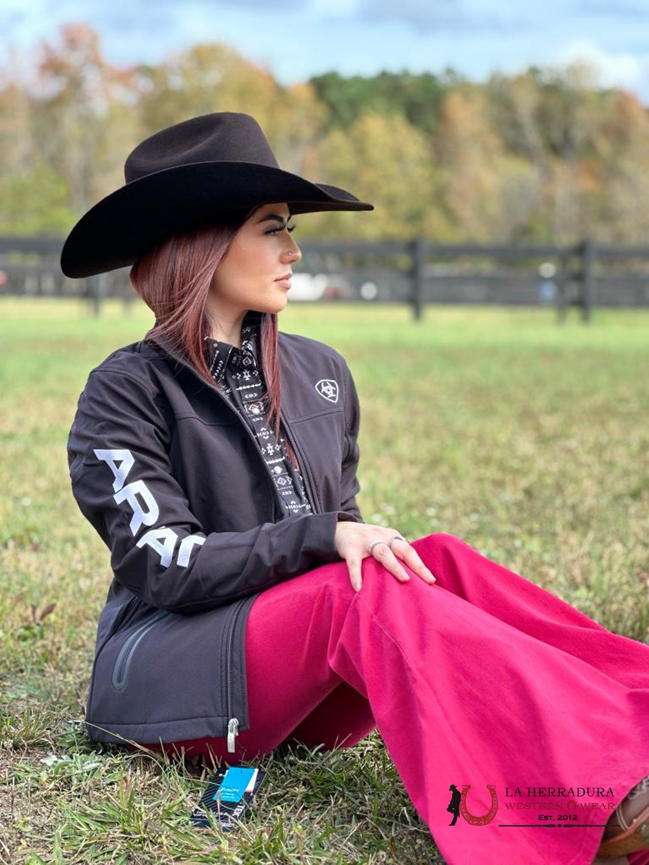 Ariat Jacket Aparejo Team Softshell Black Ropa Mujeres