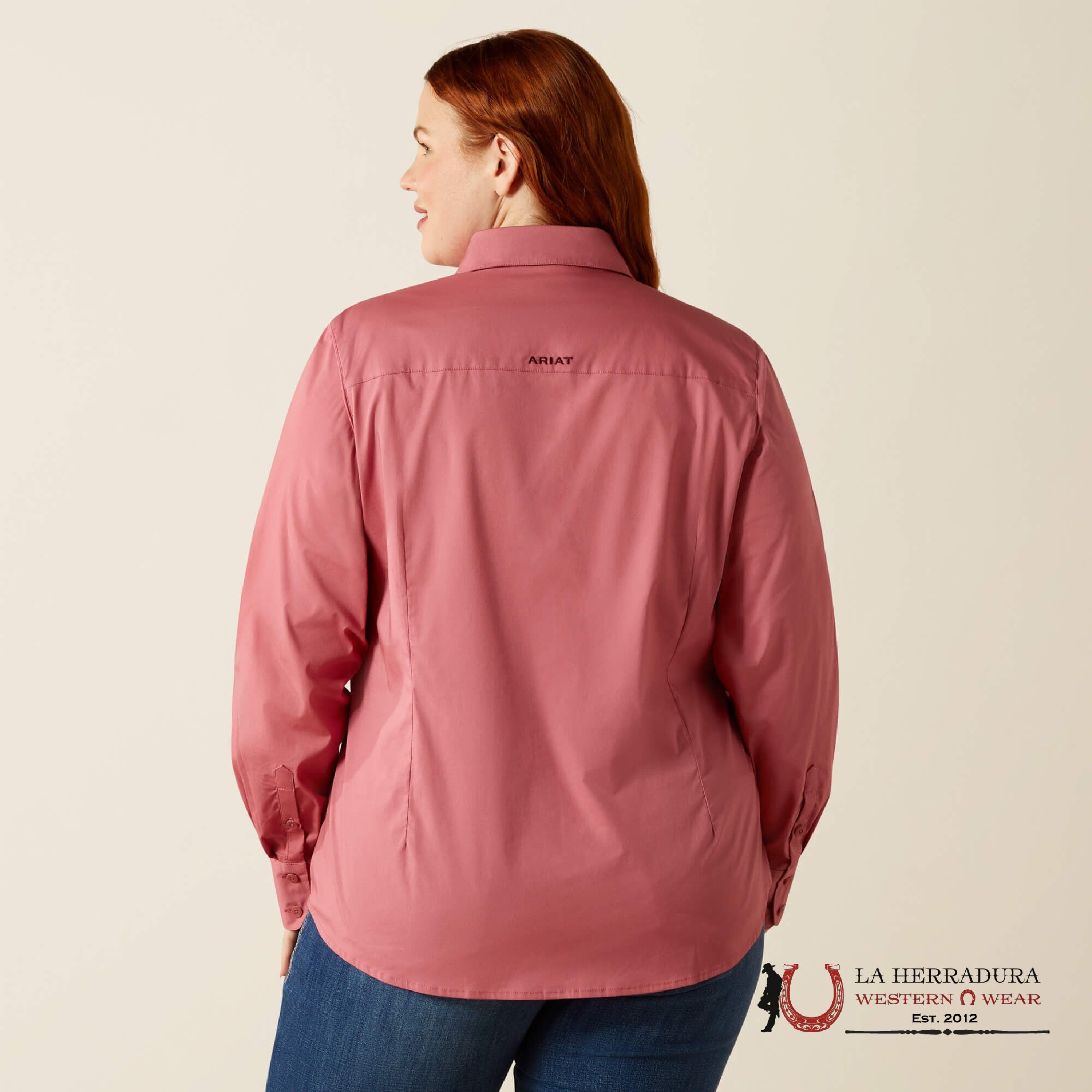 ARIAT WOMEN KIRBY STRCH LS SHIRT MAUVEWOOD 10062656 ROPA MUJERES