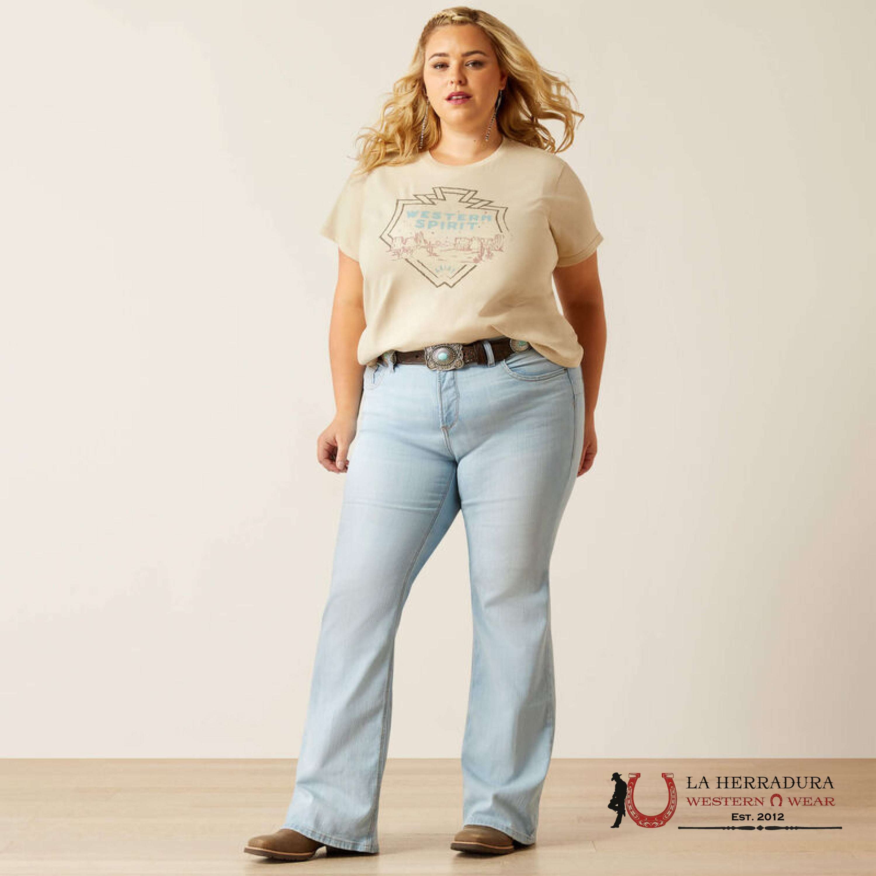 ARIAT WOMEN PERFECT RISE SPRINGFIELD FLARE JEANS - 10060984 ROPA MUJERES