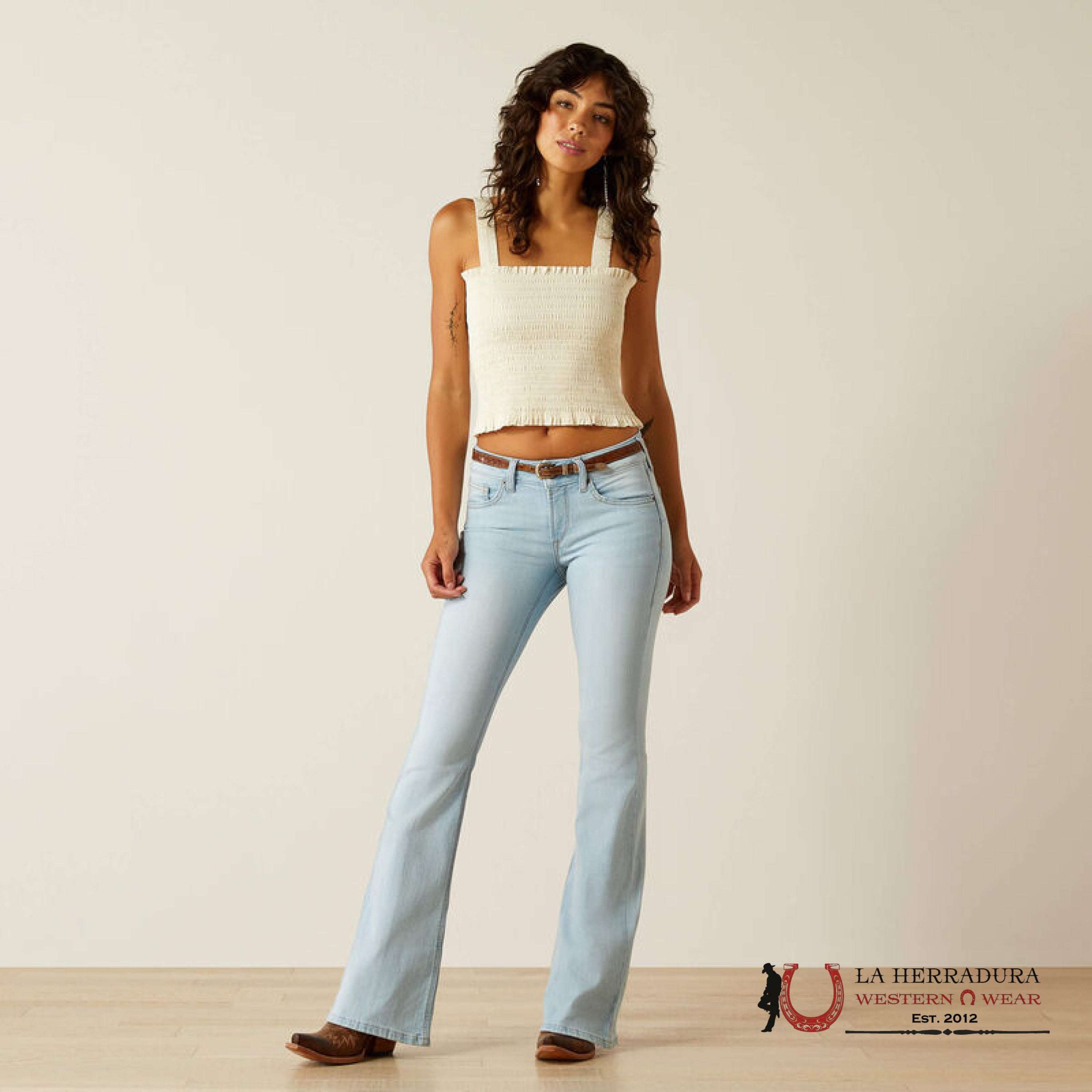 ARIAT WOMEN PERFECT RISE SPRINGFIELD FLARE JEANS - 10060984 ROPA MUJERES