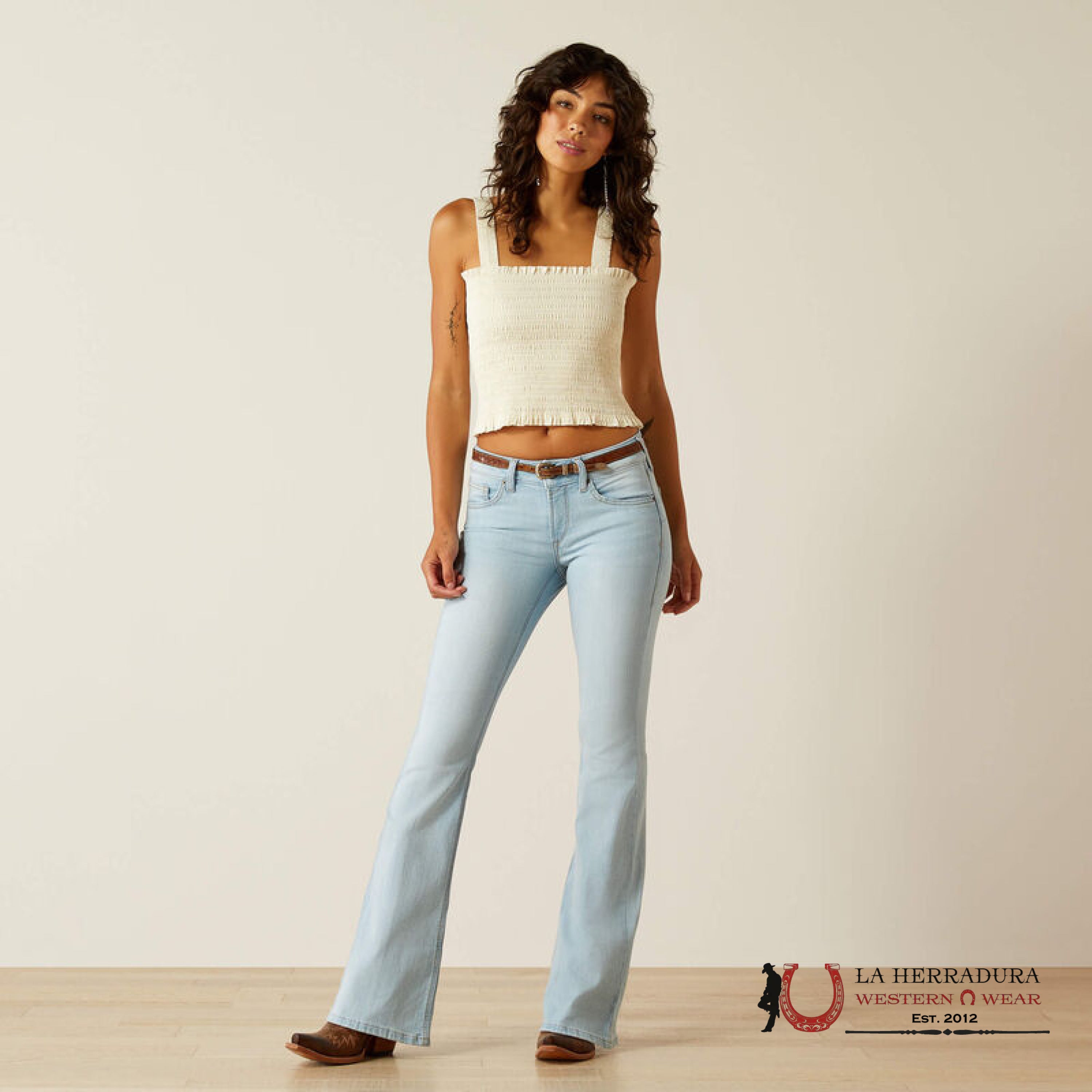 ARIAT WOMEN PERFECT RISE SPRINGFIELD FLARE JEANS - 10060984 ROPA MUJERES