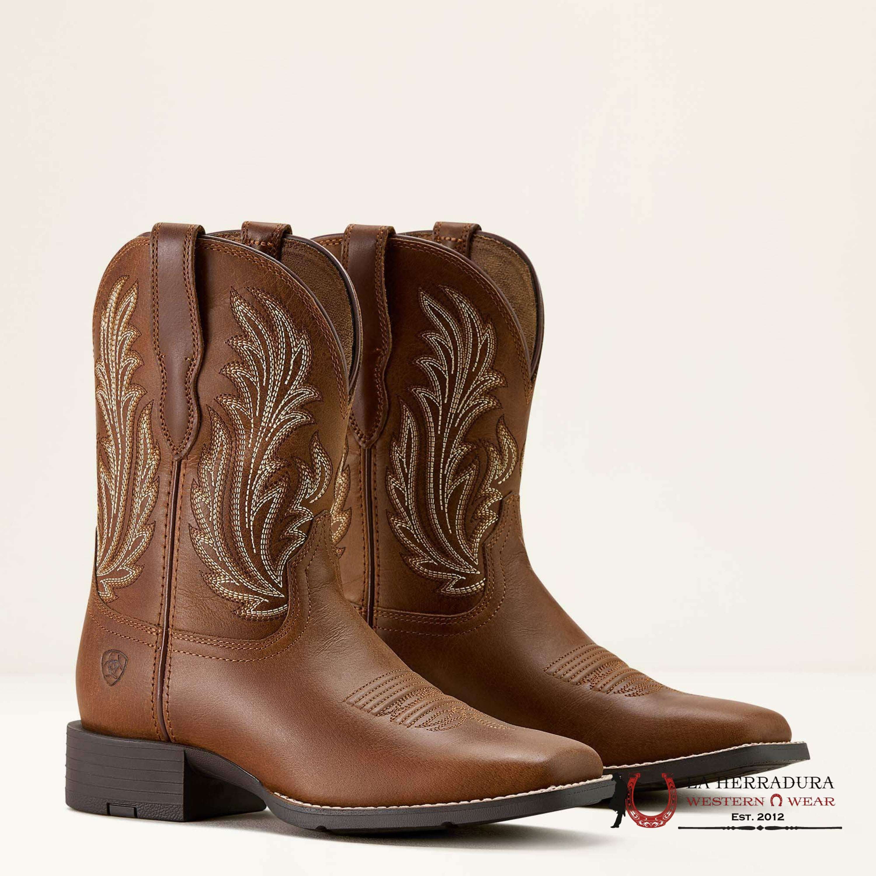 ARIAT WOMEN ROUND UP FILLY SORREL CRUNCH 10064074 BOTAS MUJERES