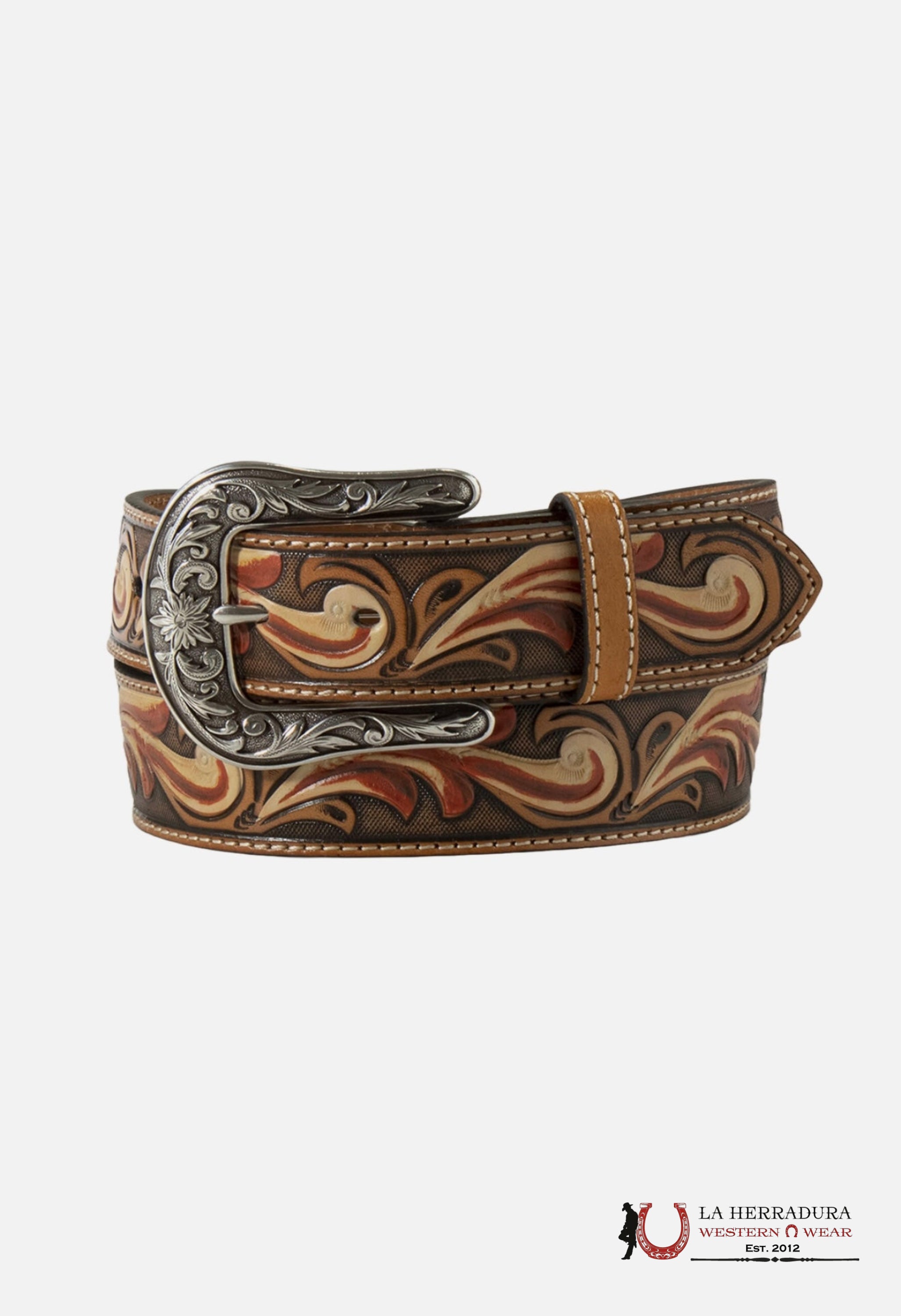 ARIAT WOMEN RUSTIC ORANGE BELT-A1534008 CINTURONES MUJERES