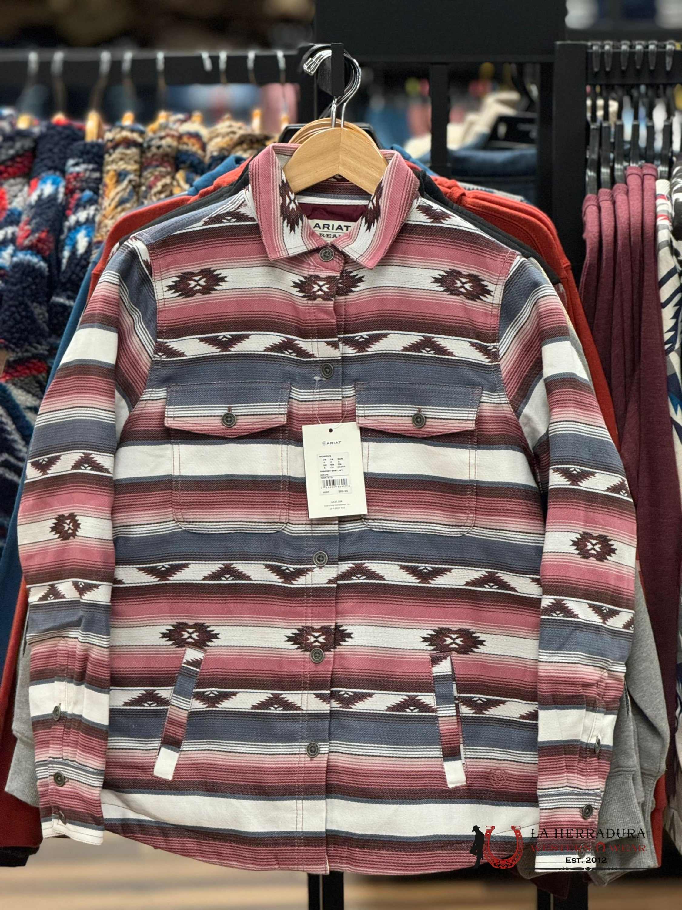 Ariat Womens Shacket Shirt Jacket Serape Ropa Mujeres