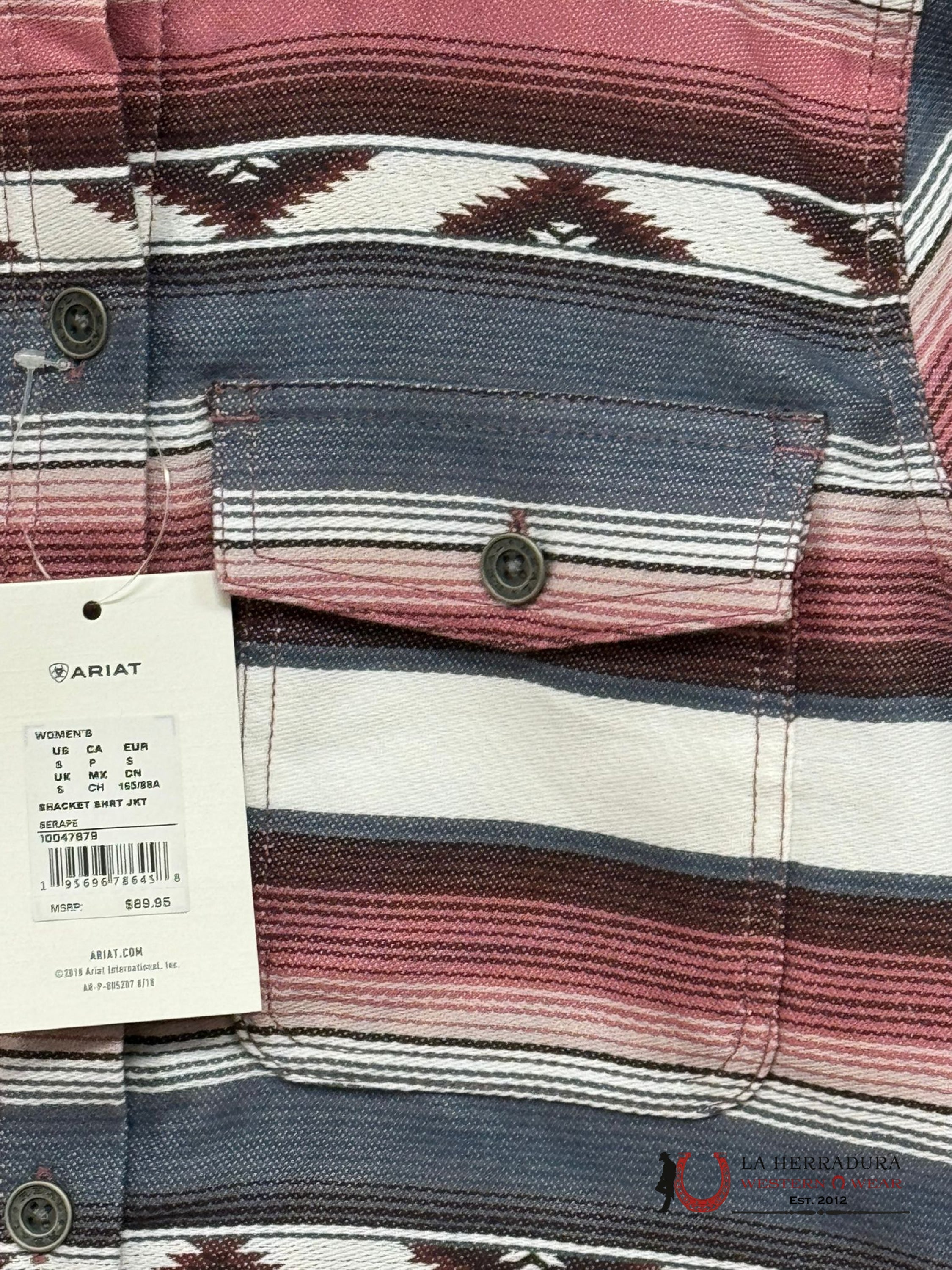 Ariat Womens Shacket Shirt Jacket Serape Ropa Mujeres