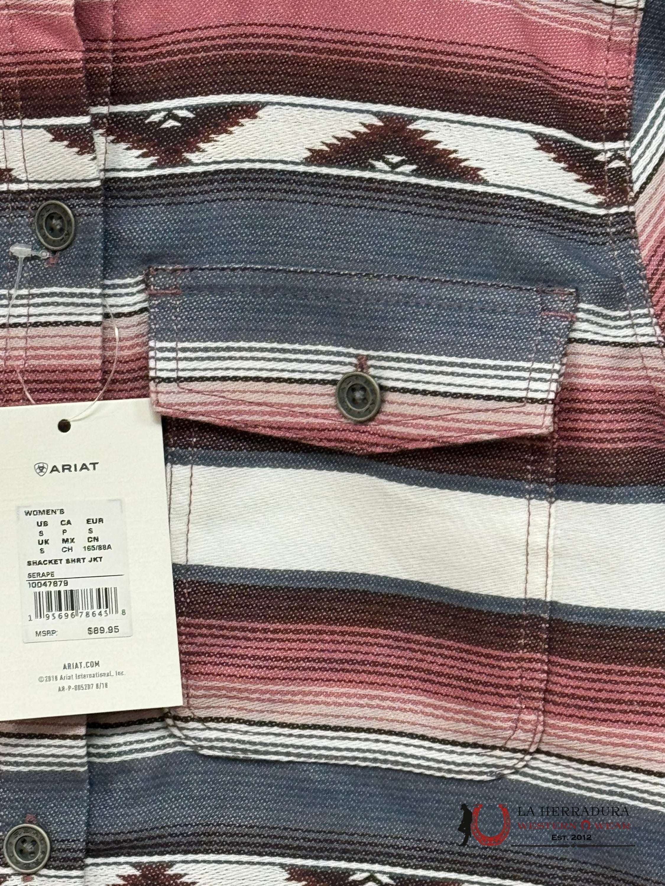 Ariat Womens Shacket Shirt Jacket Serape Ropa Mujeres
